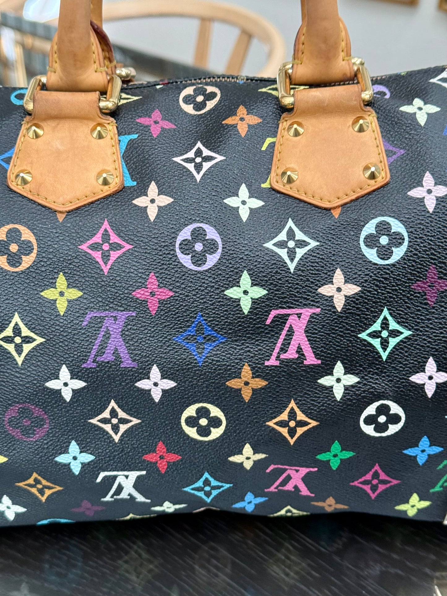 Multicolor Speedy 30 with Dustbag, Insert Organizer and twilly set 📅 Year: 2008