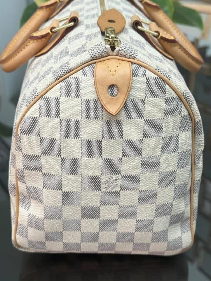 Speedy 30 in Azur with Lock 🔐 key, Dustbag and Non branded twillies -🗓️ Year: 2007