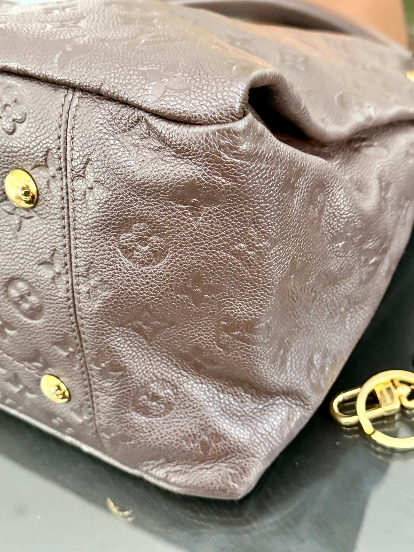 Artsy MM Empriente ( Dark Brown ) with Dustbag and Insert Organizer - 📅 Year: 2012
