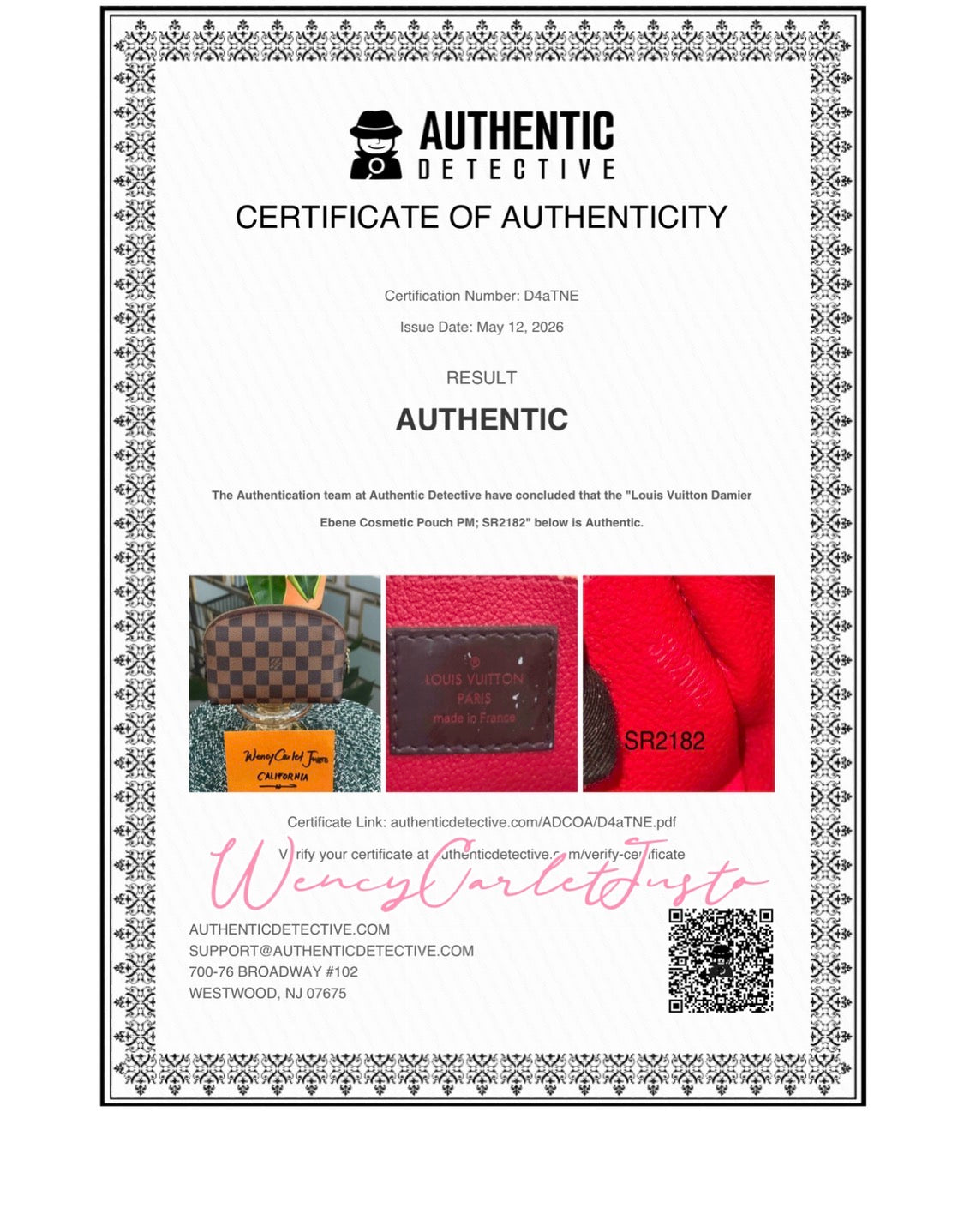 Cosmetic Pouch PM in DE 🗓️