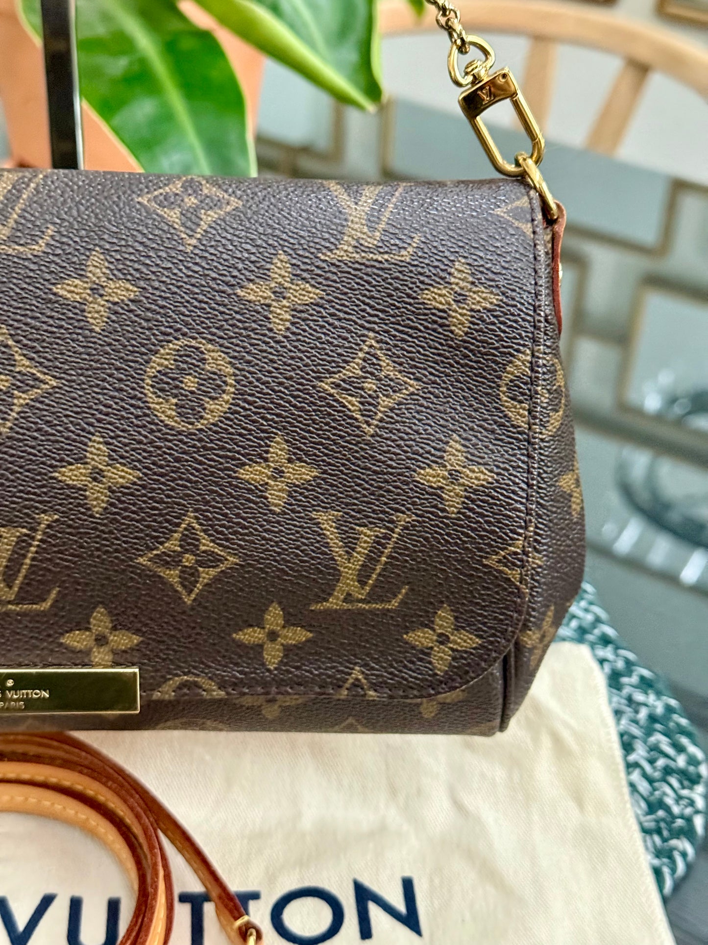 Favorite MM in Monogram with Original Strap, Dustbag, Box and Paper bag 🗓️ Year: 2017