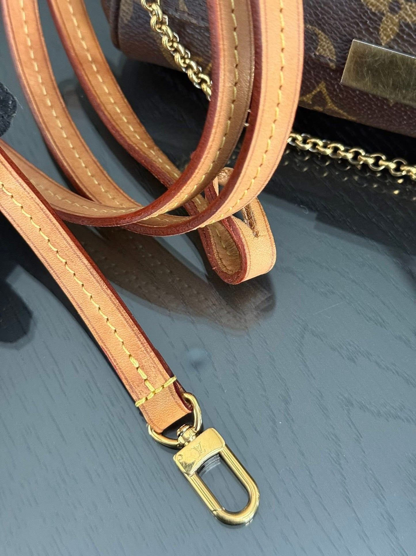 Favorite PM in Monogram with Original Strap, Dustbag, Box and Paper Bag 🗓️ Year: 2014