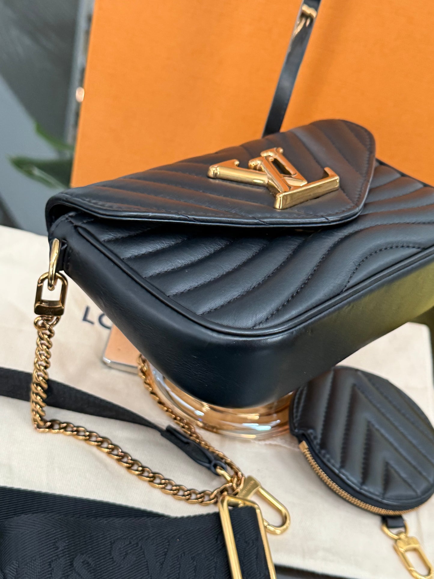Multi Pochette New Wave Noir with Box, Dustbag and Paper bag
