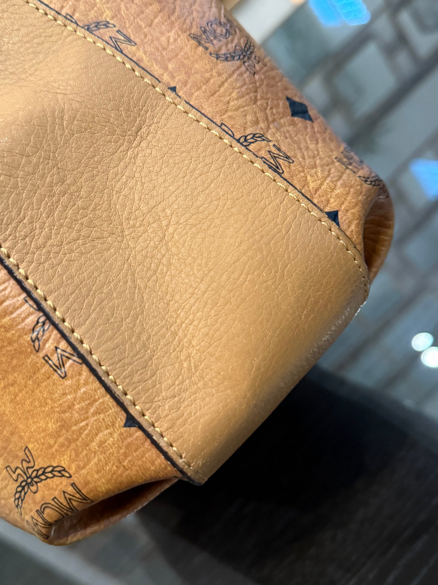 MCM Bucket Bag (No Strap)