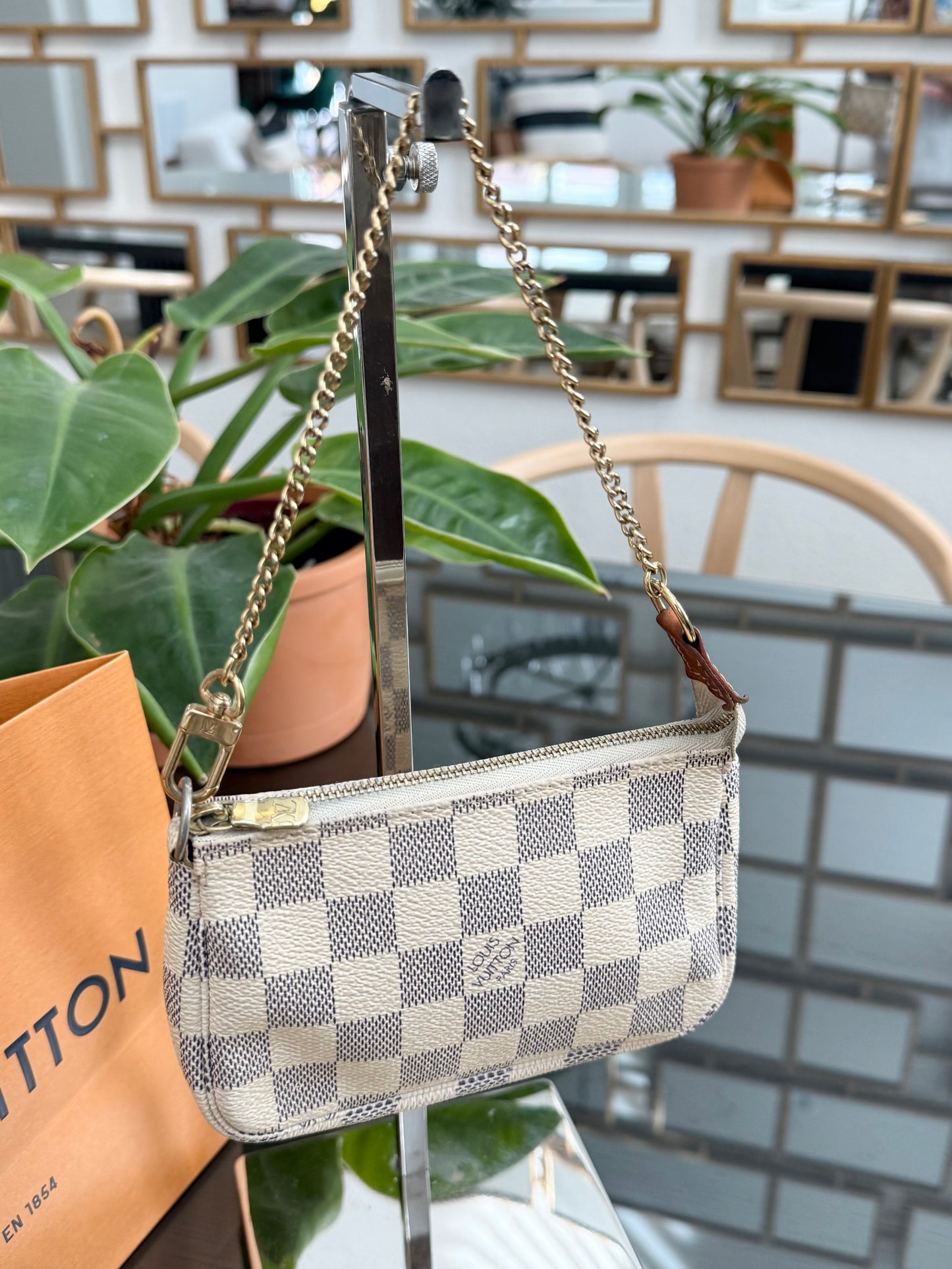 Mini Pochette Accessories Azur with Dustbag and Paper bag -🗓️ Year: 2016