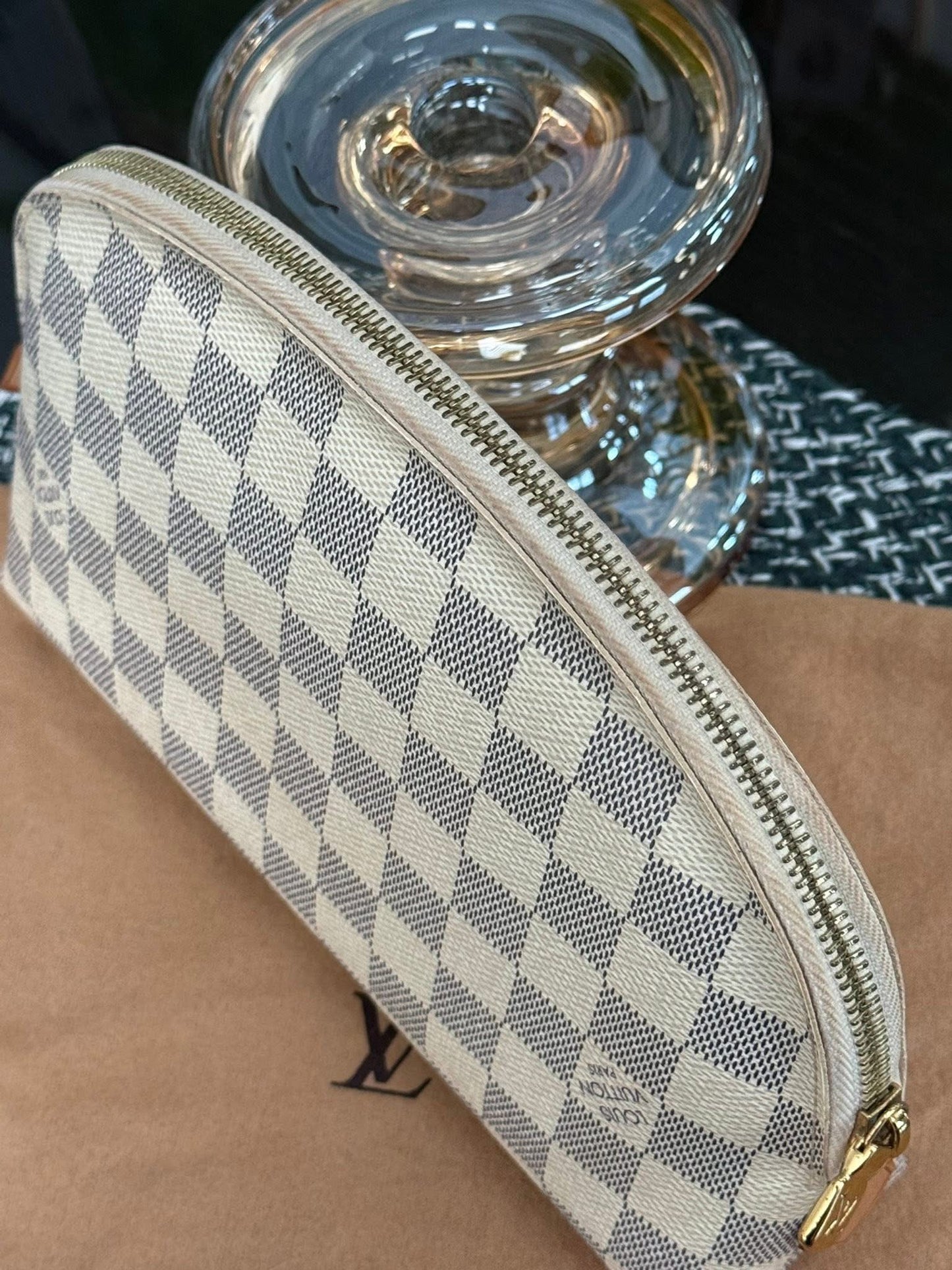 Cosmetic Pouch GM in Azur with Dustbag 🗓️ Year: 2018