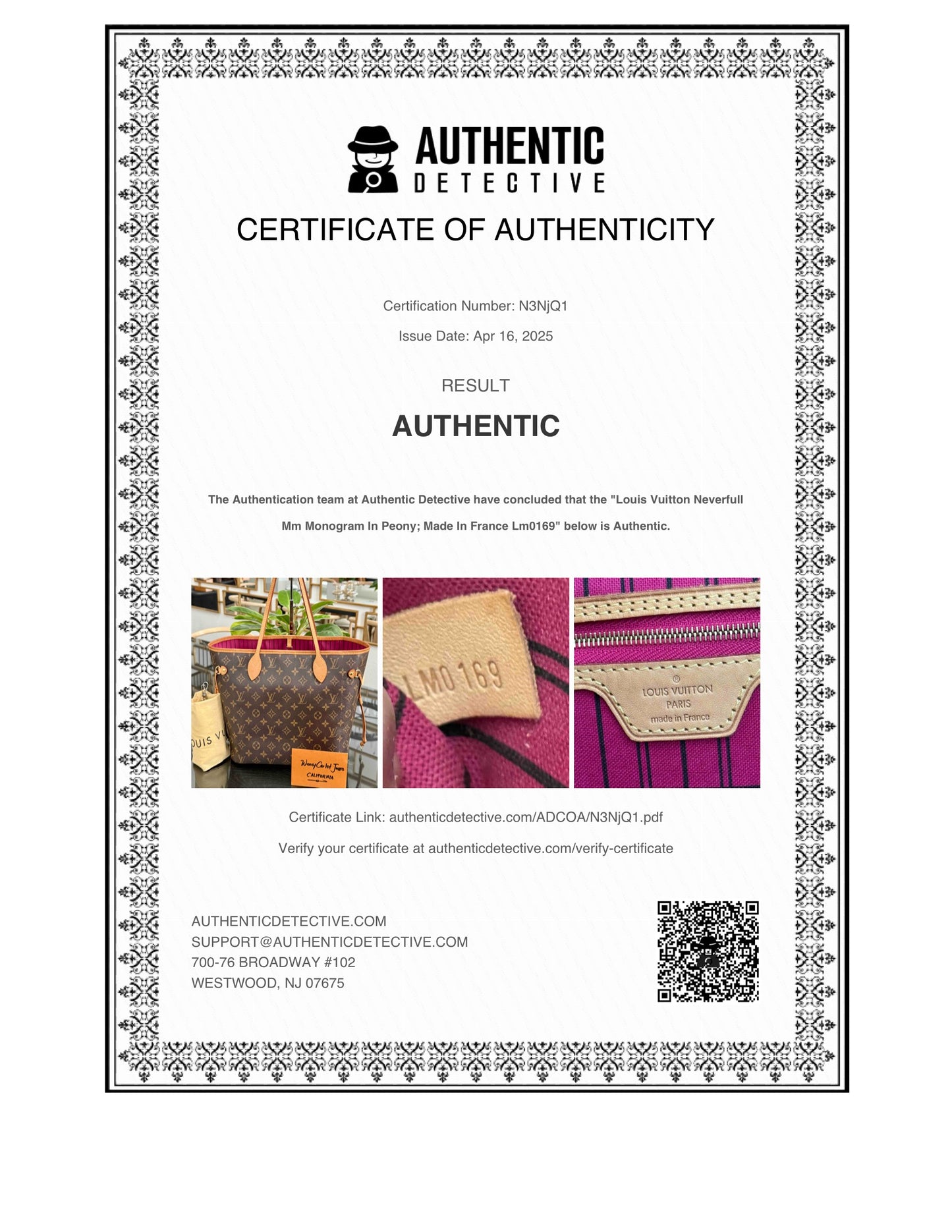 Neverfull MM in Peony interior with Dustbag 📅 Year: 2019
