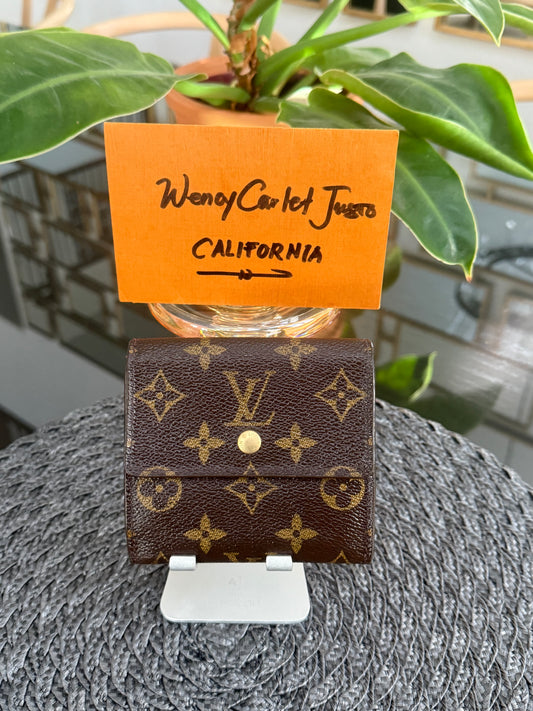 Monogram Elise Trifold Compact Wallet 🗓️ Year: 2000