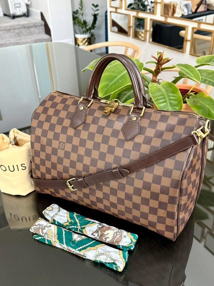Speedy 35 Bandoulier in DE with lock 🔐 key, Dustbag and Non branded Twilly -🗓️ Year: 2013