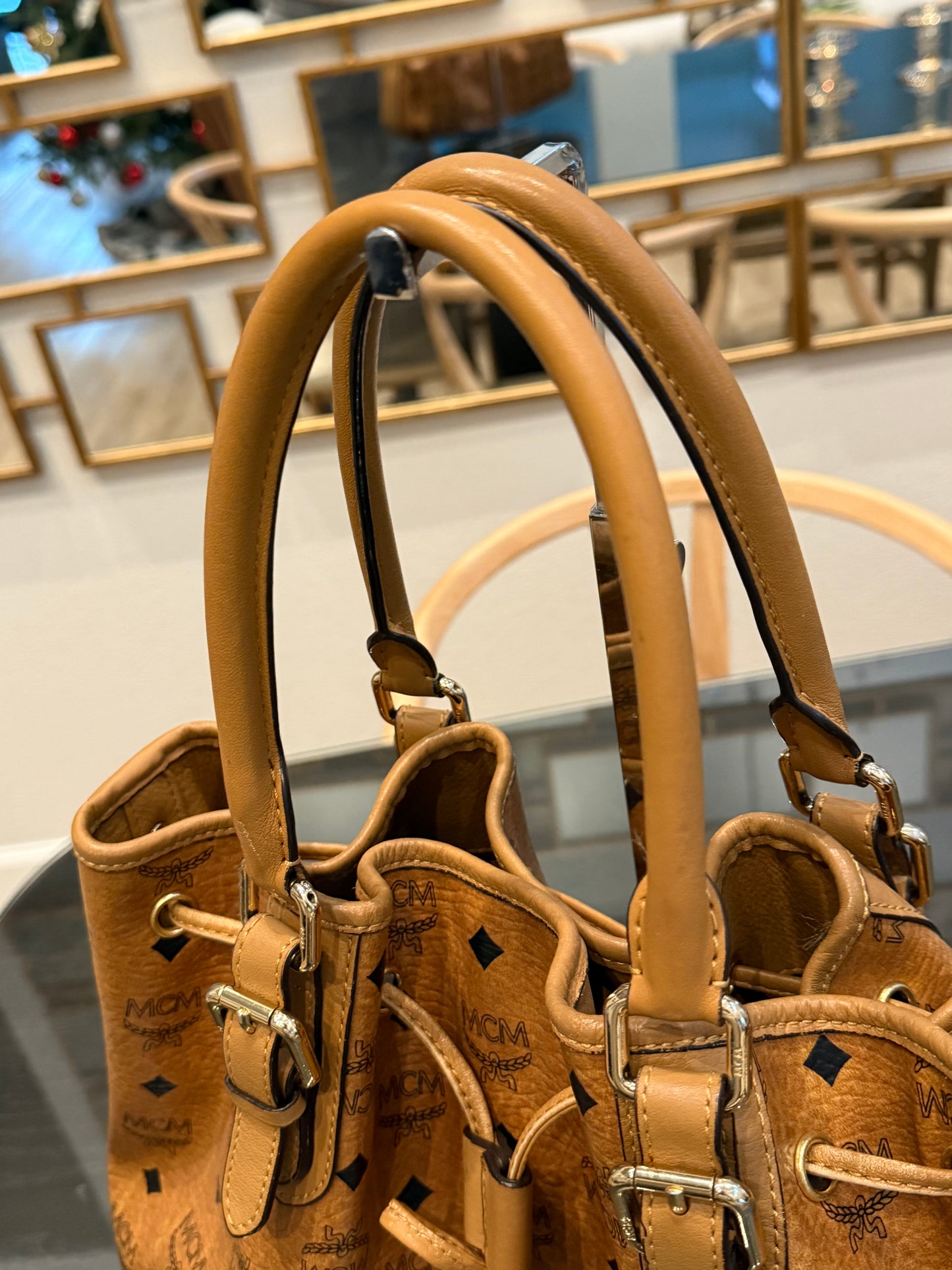 MCM Bucket Bag (No Strap)