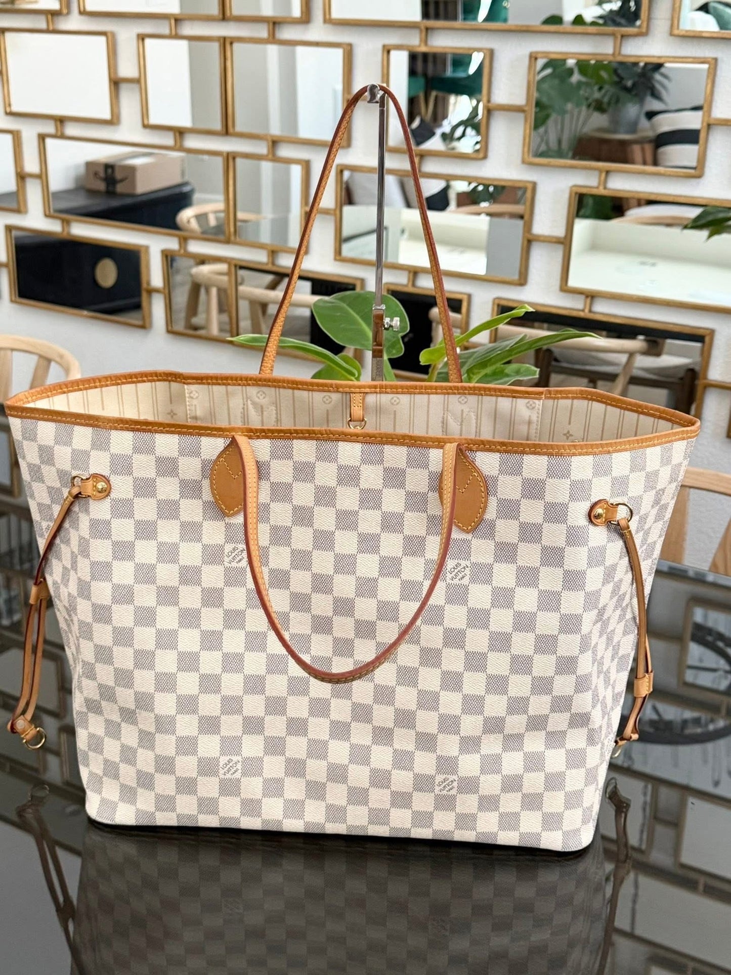 Neverfull GM in Azur with Dustbag Insert Organizer 🗓️ Year: 2012