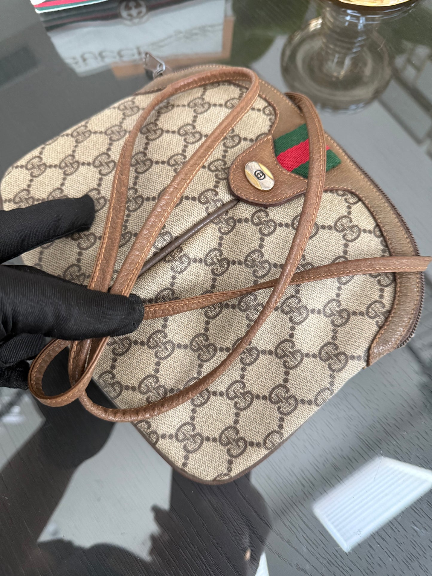 GUCCI GG Vintage Sherryline Crossbody bag-🗓️