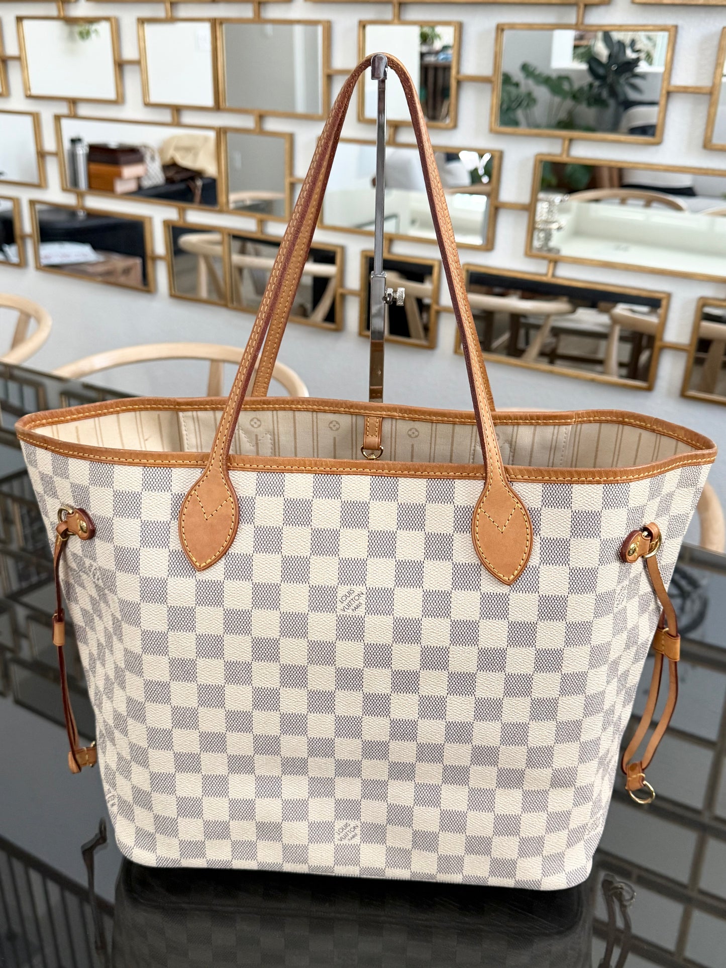 Neverfull MM Azur iwith Dustbag and Insert Organizer-🗓️ Year: 2011
