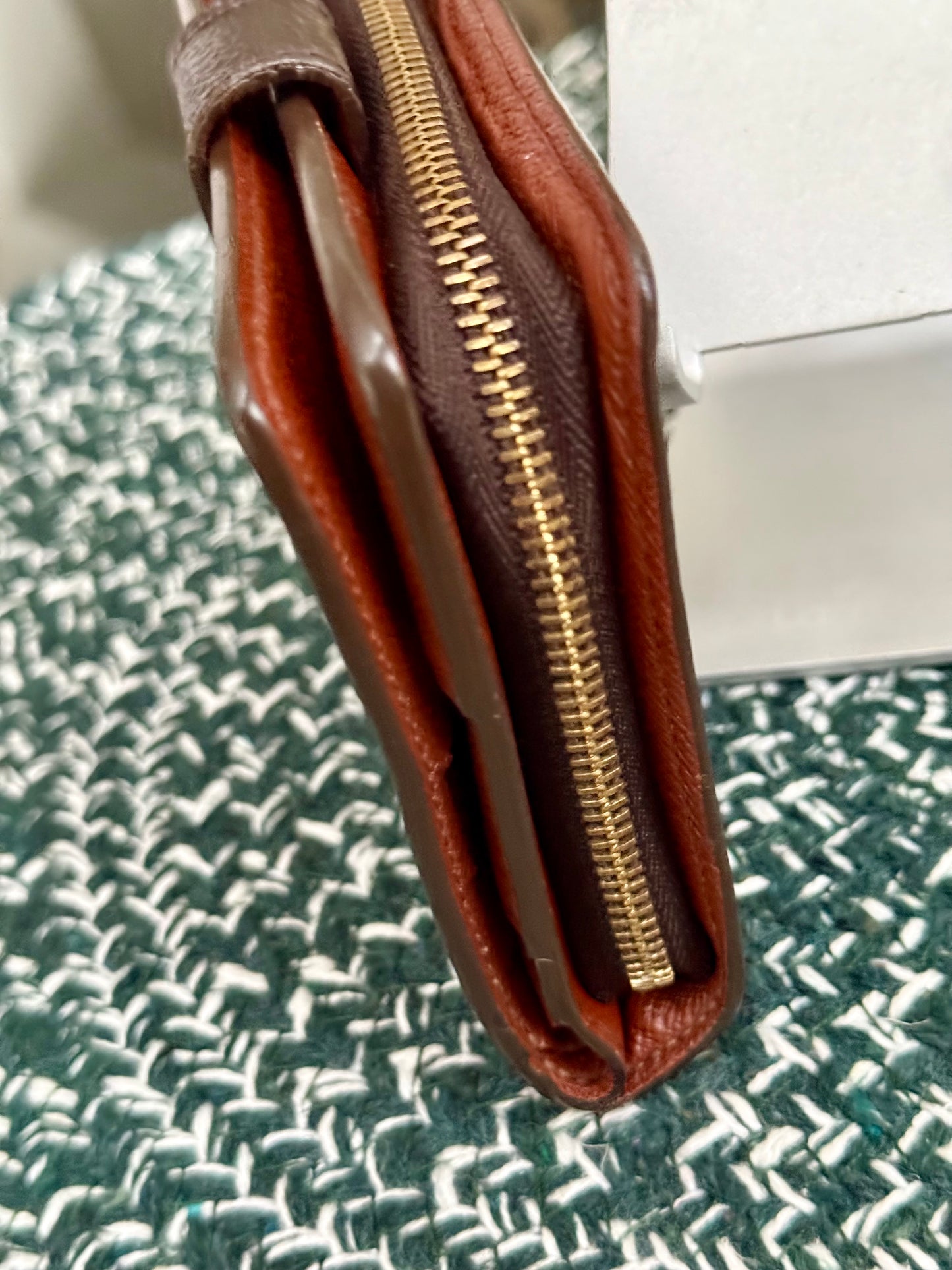 Monogram Zip Around Compact Wallet 🗓️ Year: 2000
