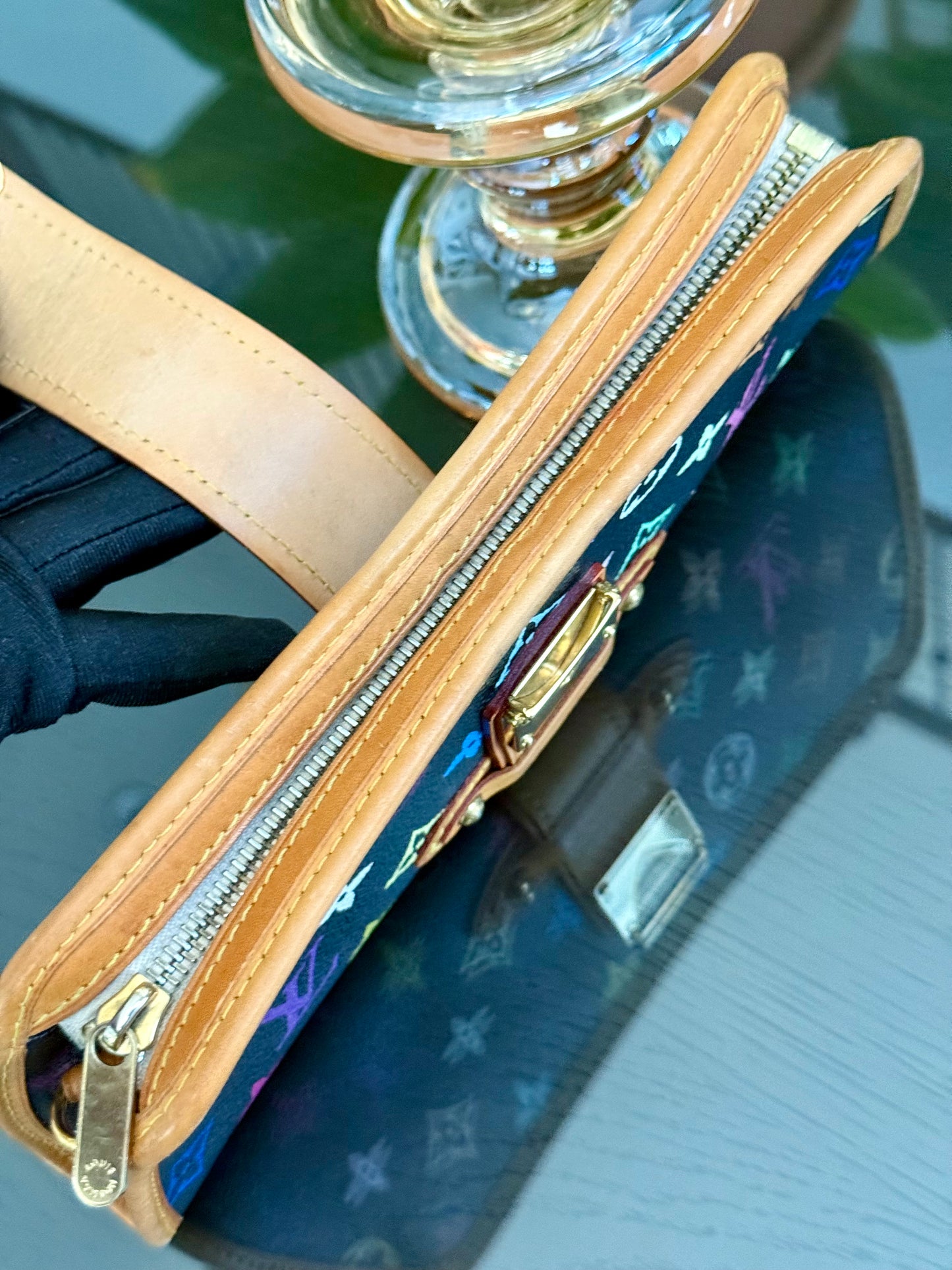 Multicolor Shirley Clutch/ Shoulder Bag with Dustbag, Box and Paper Bag 📅 Year: 2005