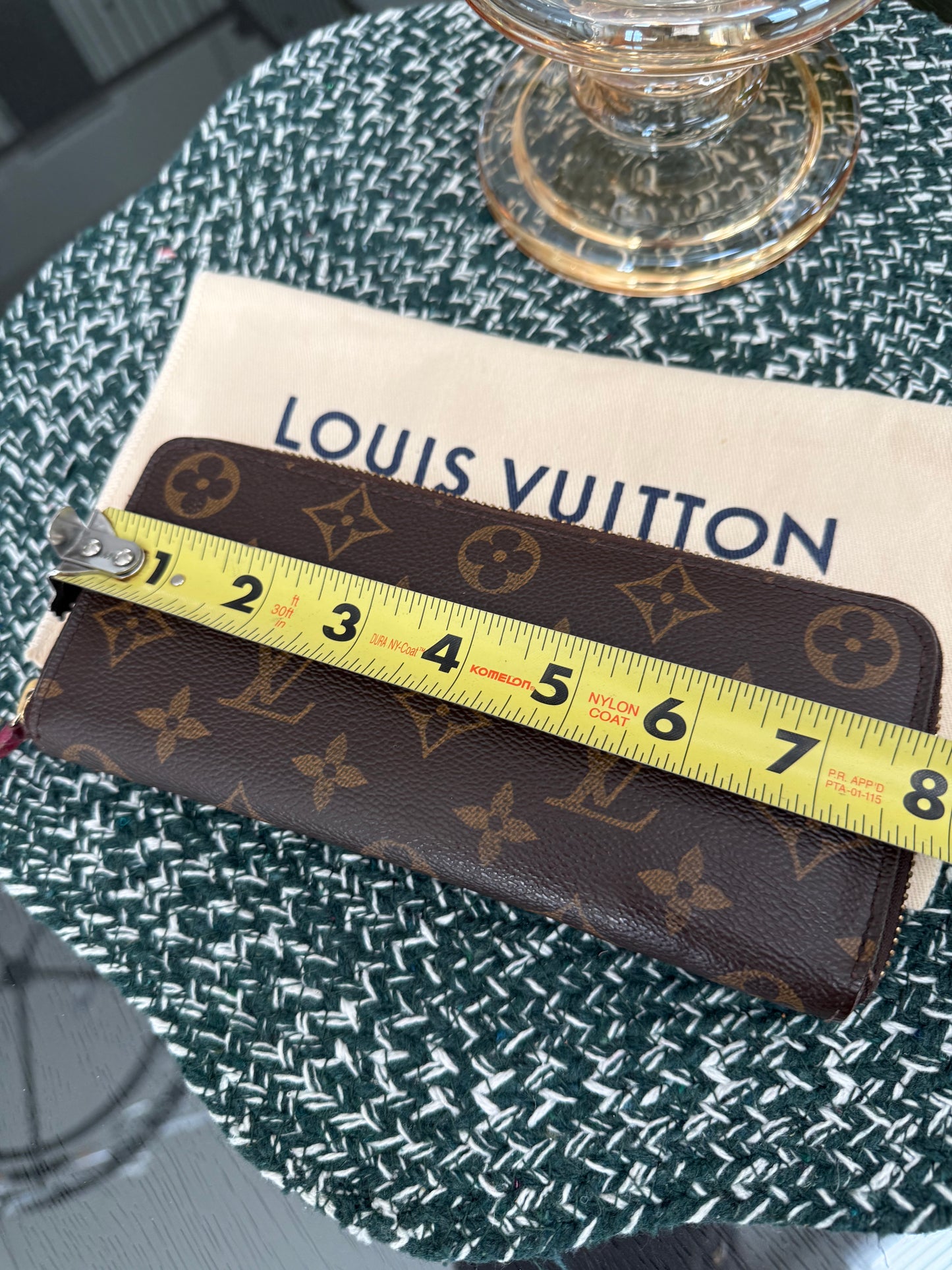Monogram Clemence in Peony Wallet with Dustbag 🗓️ Year 2015