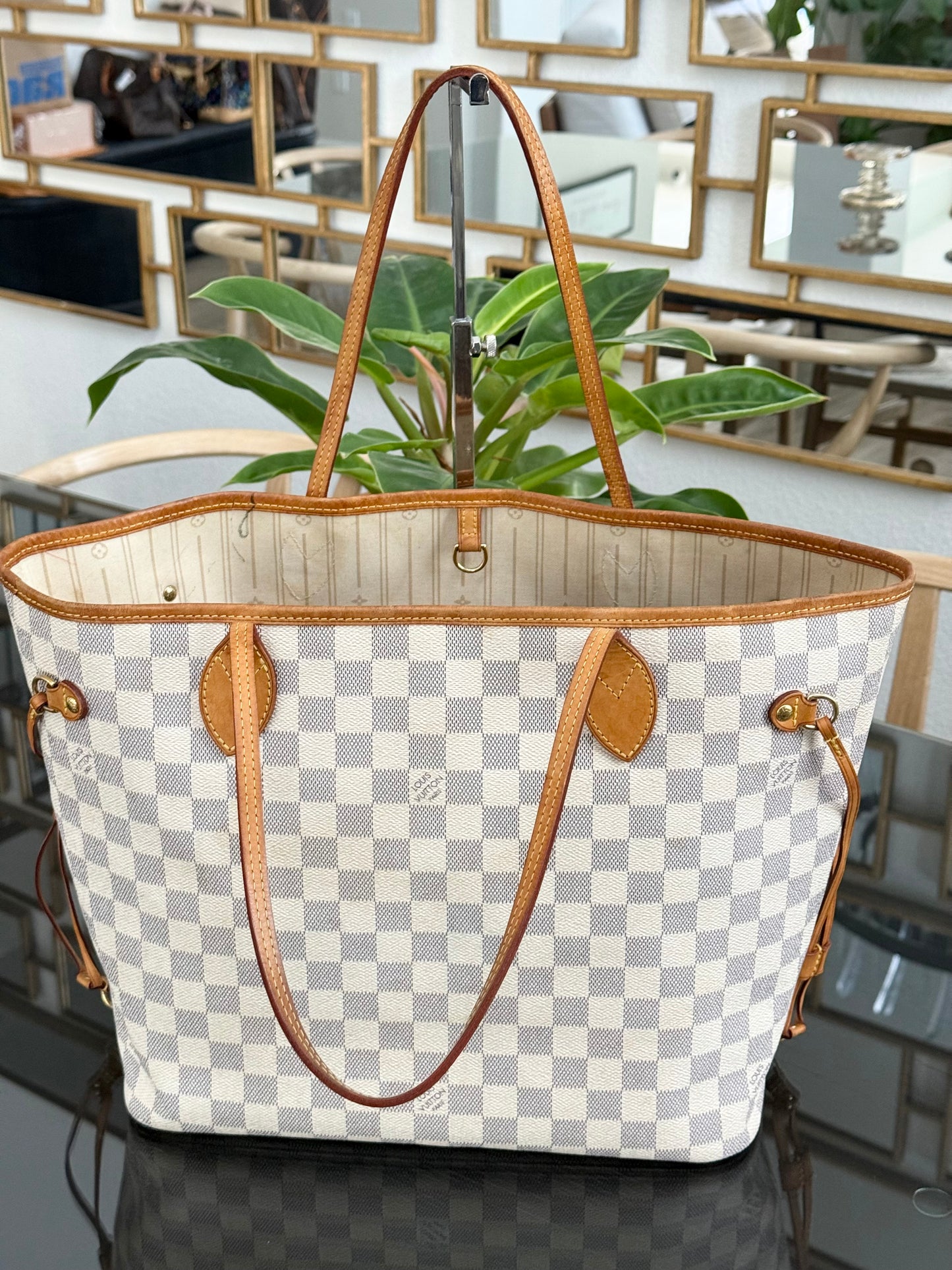 Neverfull MM in Azur with Insert Organizer 🗓️ Year: 2011