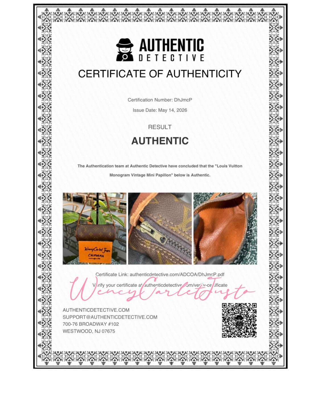 Vintage Monogram Mini Papillon 🗓️ Year: Pre Date Code