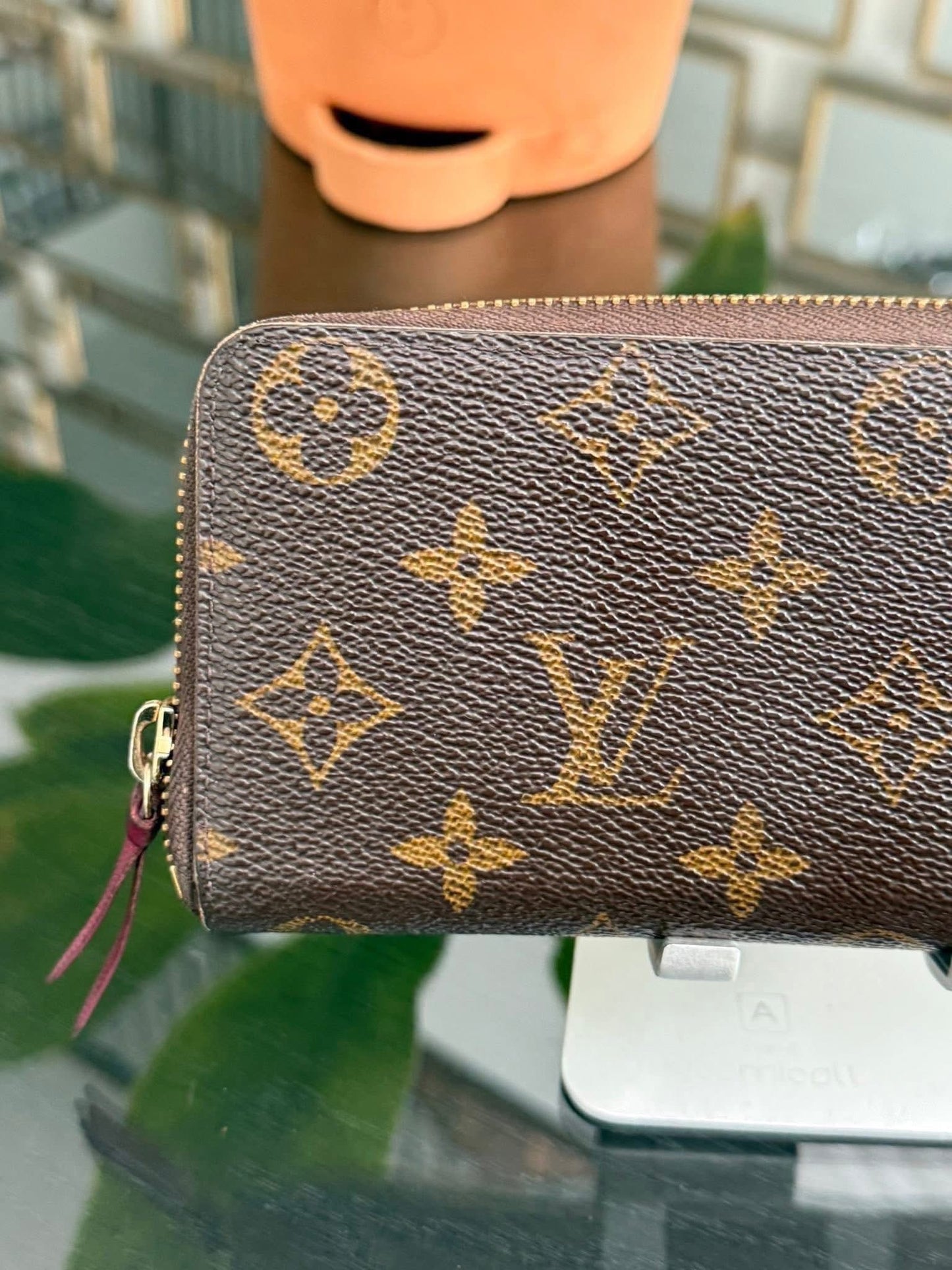 Monogram Clemence Wallet in Peony with box 🗓️ Year 2016