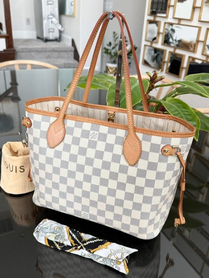 Neverfull PM in Azur with Dustbag and Insert Organizer 🗓️ Year: 2011