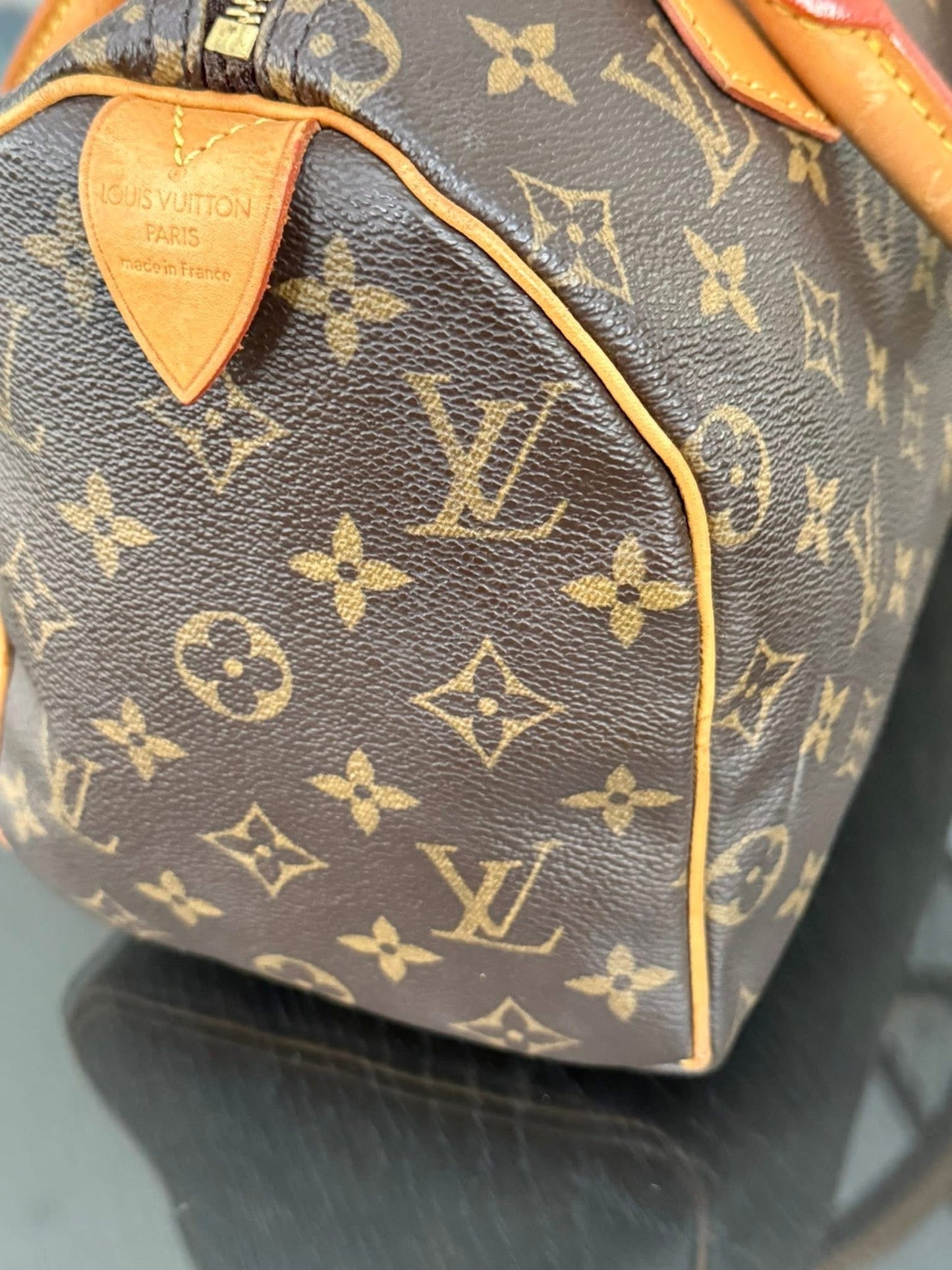 Speedy 25 in Monogram with Lock 🔐 and Key 🗓️ Year: 2005