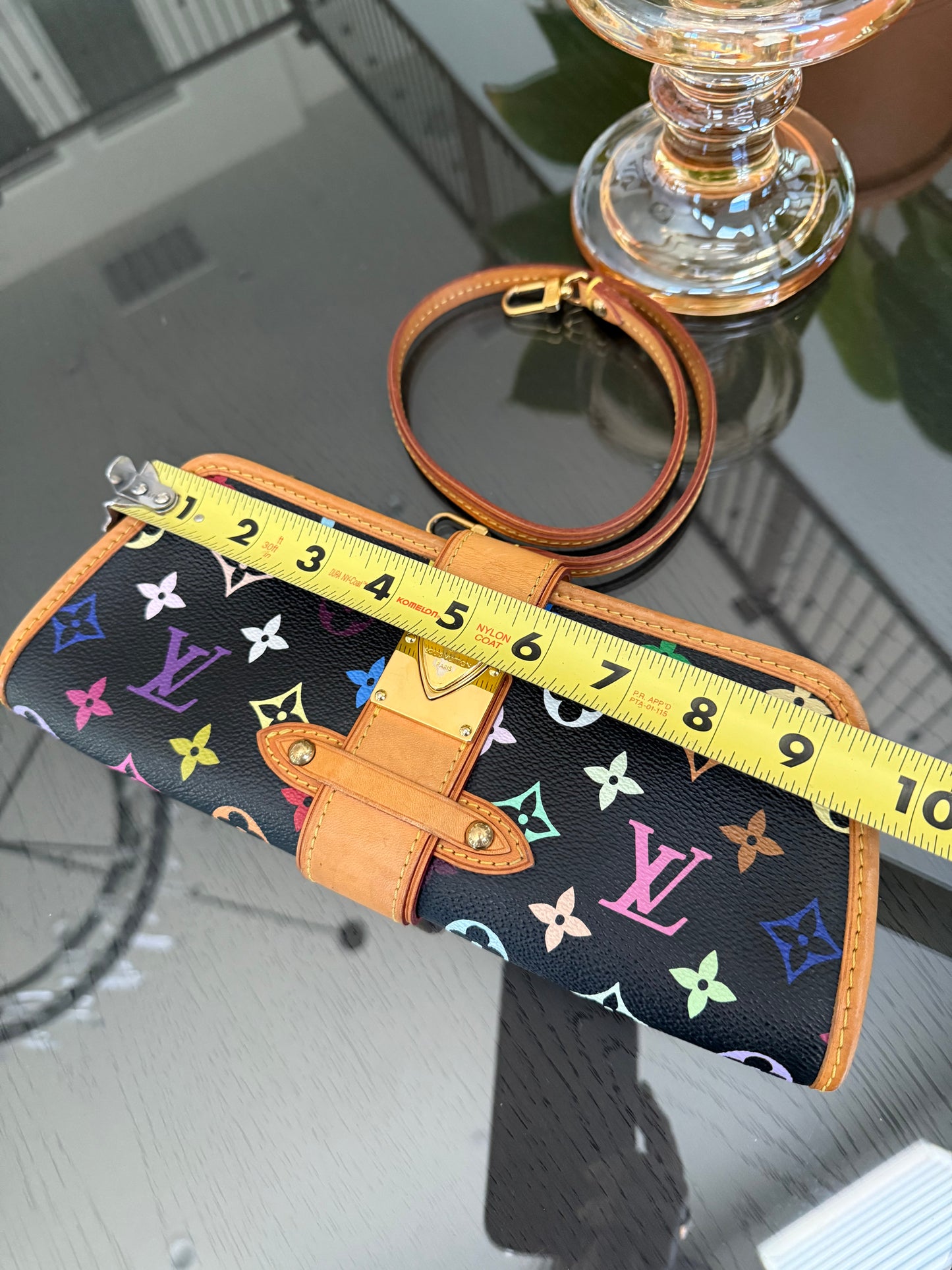 Multicolor Shirley Clutch/ Shoulder Bag with Dustbag, Box and Paper Bag 📅 Year: 2005