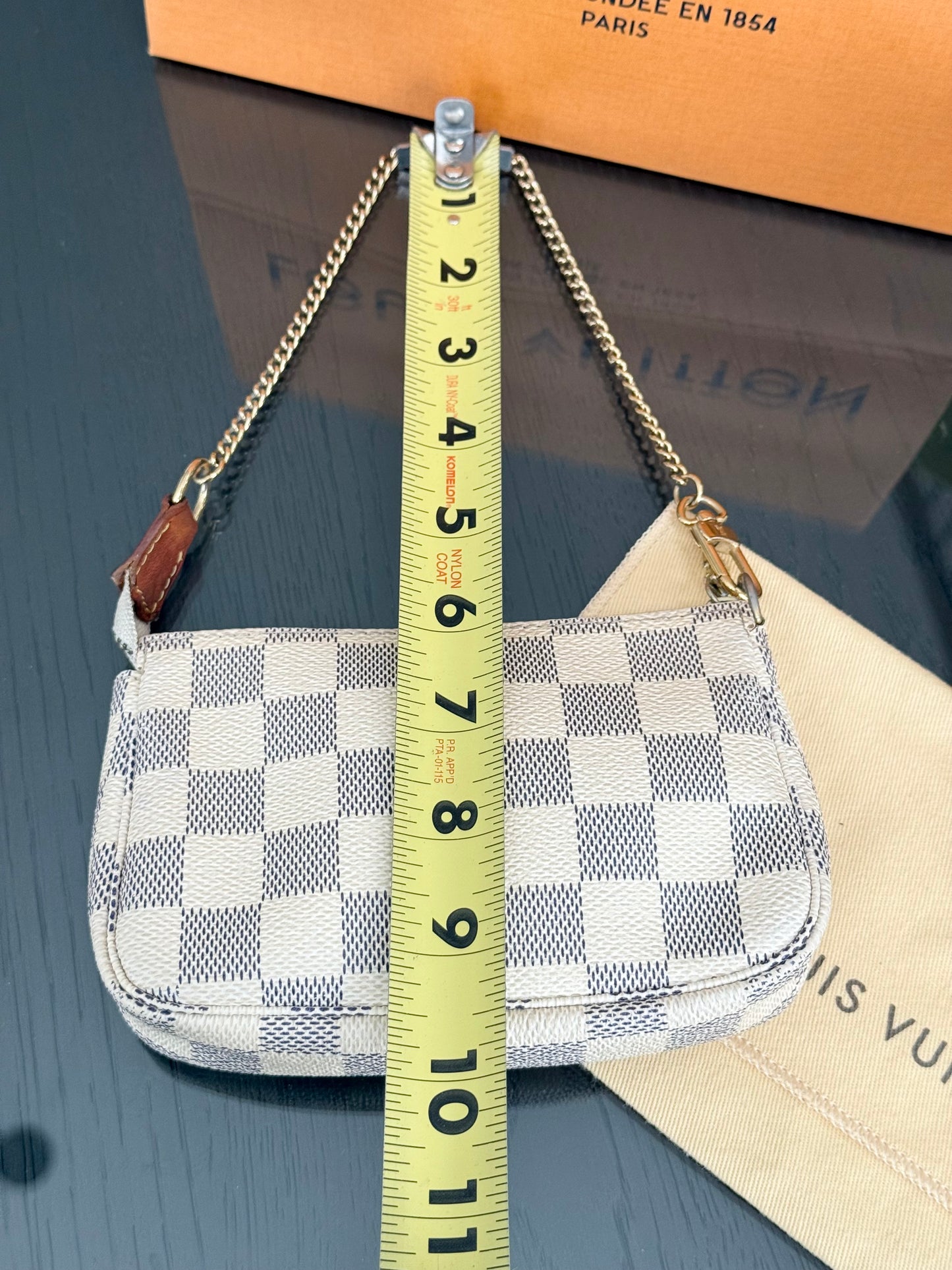 Mini Pochette Accessories Azur with Dustbag and Paper bag -🗓️ Year: 2016