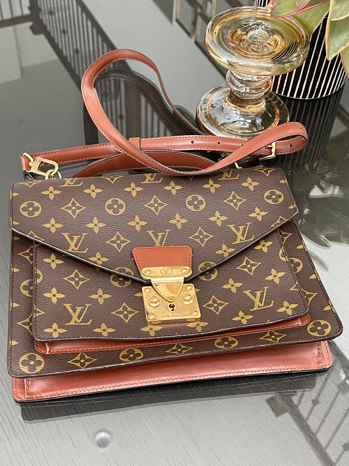 Monceau 28 Crossbody 2 Way Bag - Year: 1995