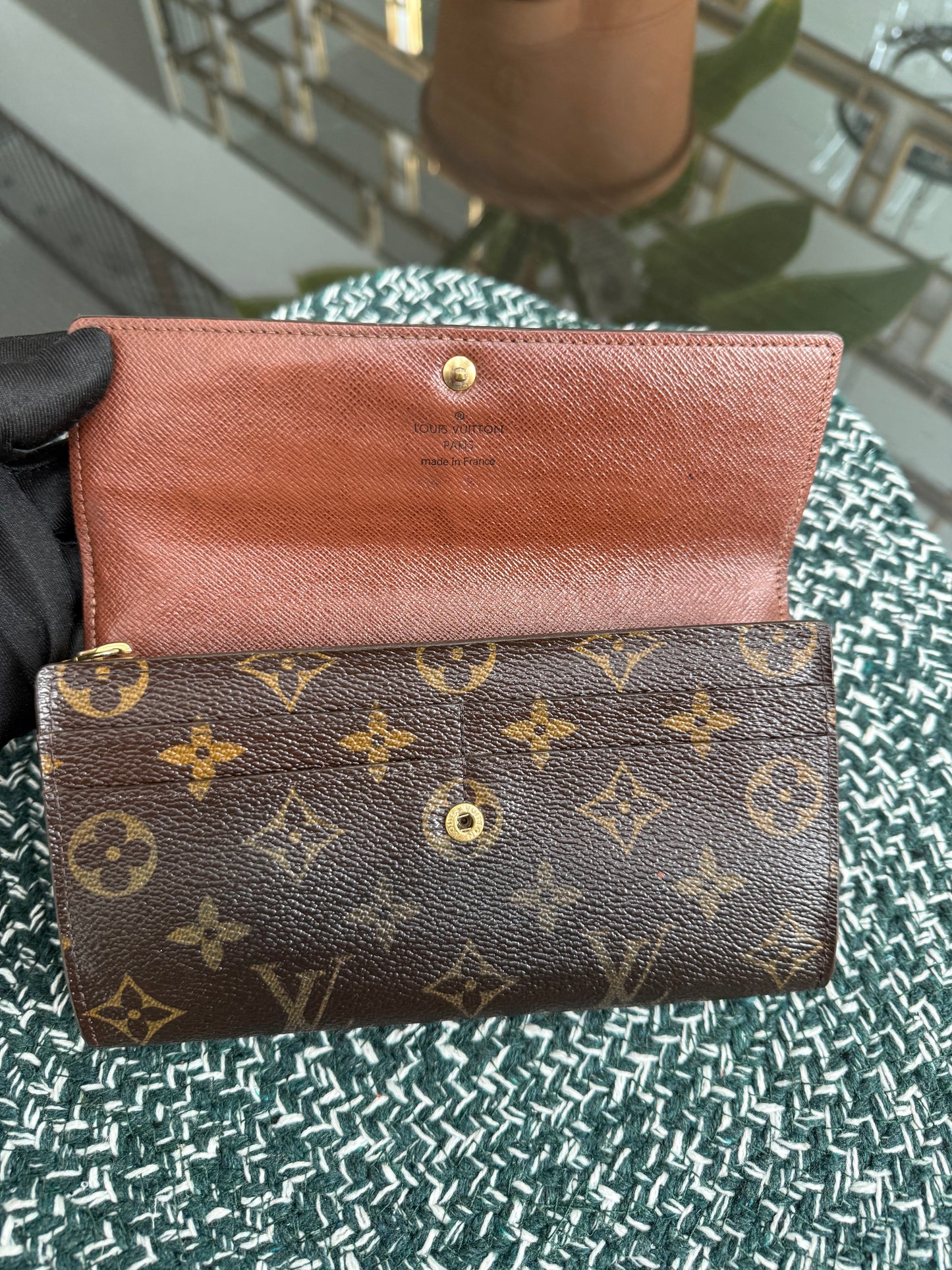 Sarah Wallet in Monogram with 10 Cardholders 🗓️ Year: 2007