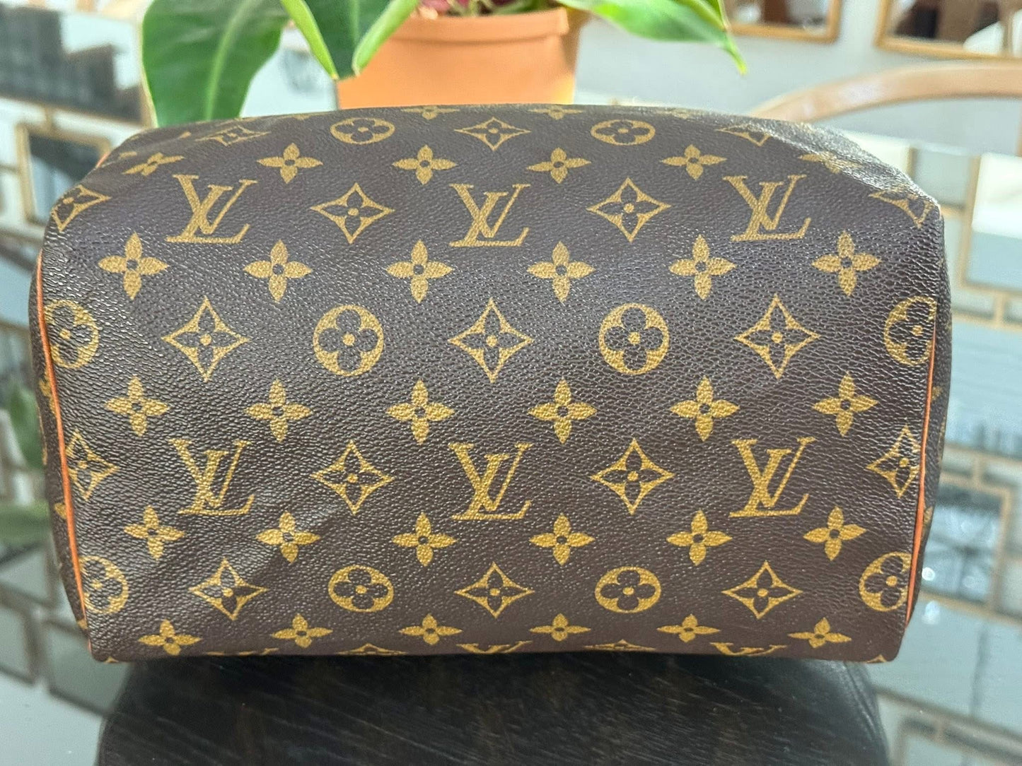 Speedy 25 in Monogram with Lock 🔐 and Key -🗓️ Year: 1994