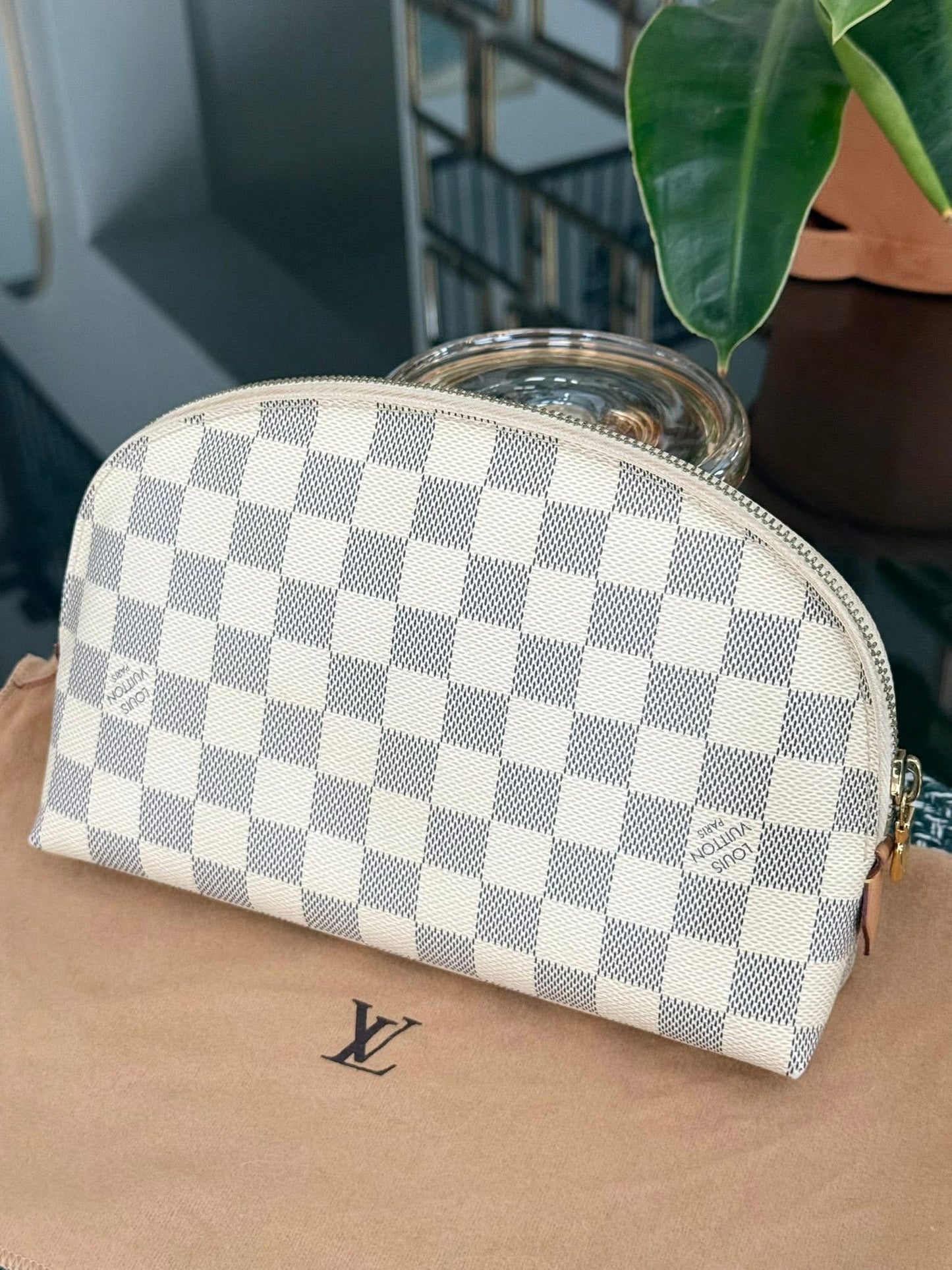 Cosmetic Pouch GM in Azur with Dustbag 🗓️ Year: 2018