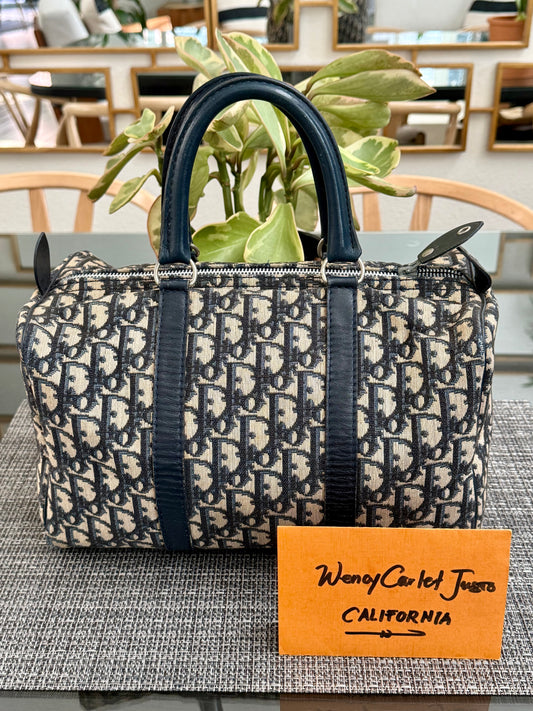 Dior Trotter Vintage Boston Bag -Size: 25