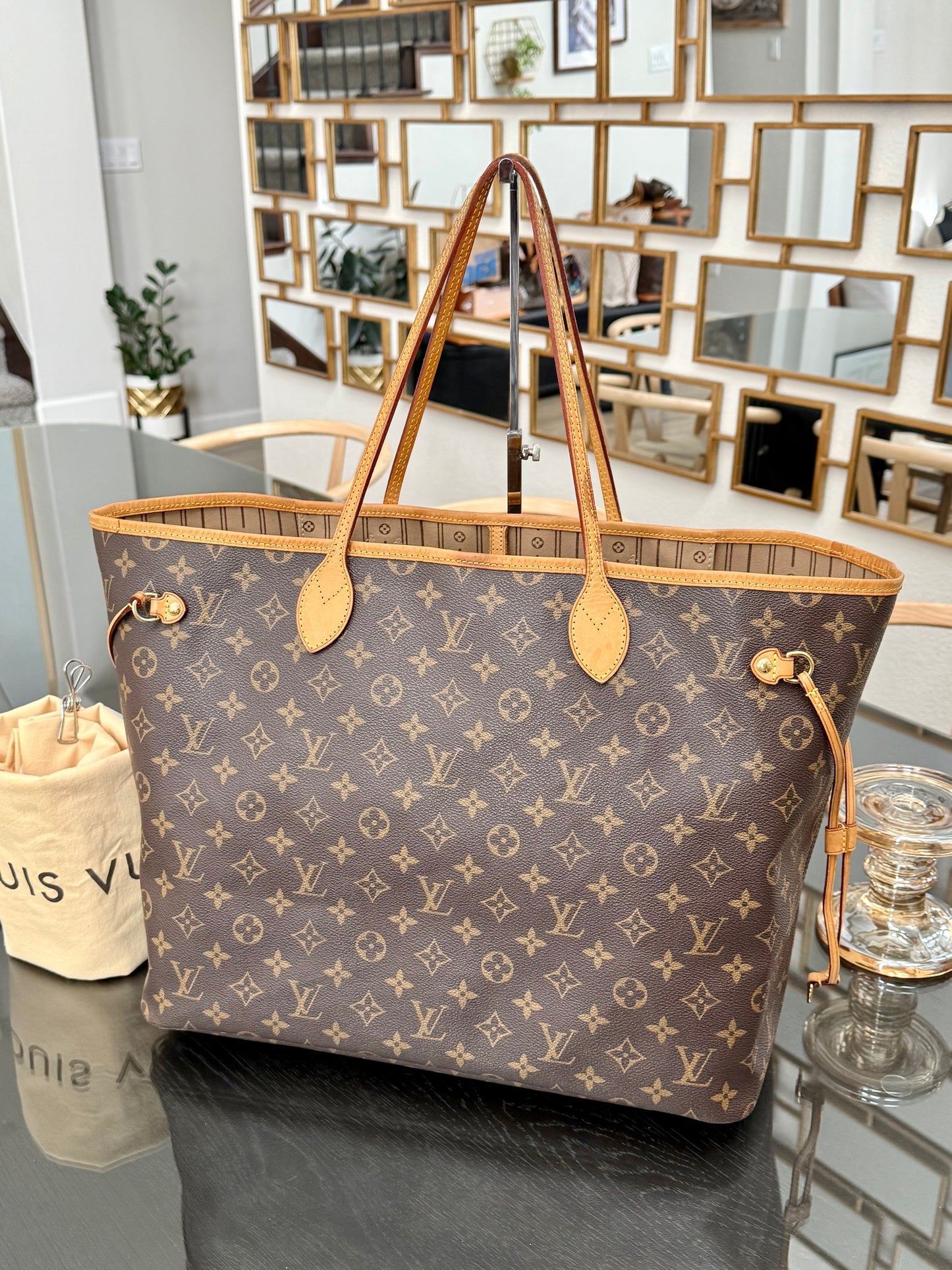 Neverfull GM with Dustbag Insert Organizer 🗓️ Year: 2013