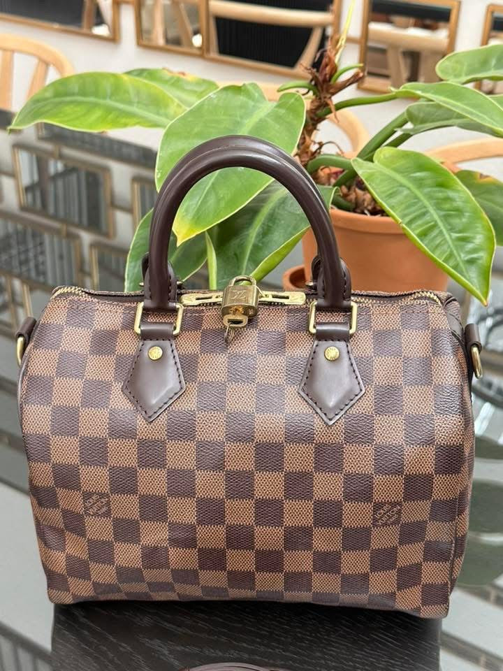 Speedy 25 Bandoulier in DE with Lock 🔐 key, Original Strap, Dustbag and Insert Organizer 🗓️ Year: 2019