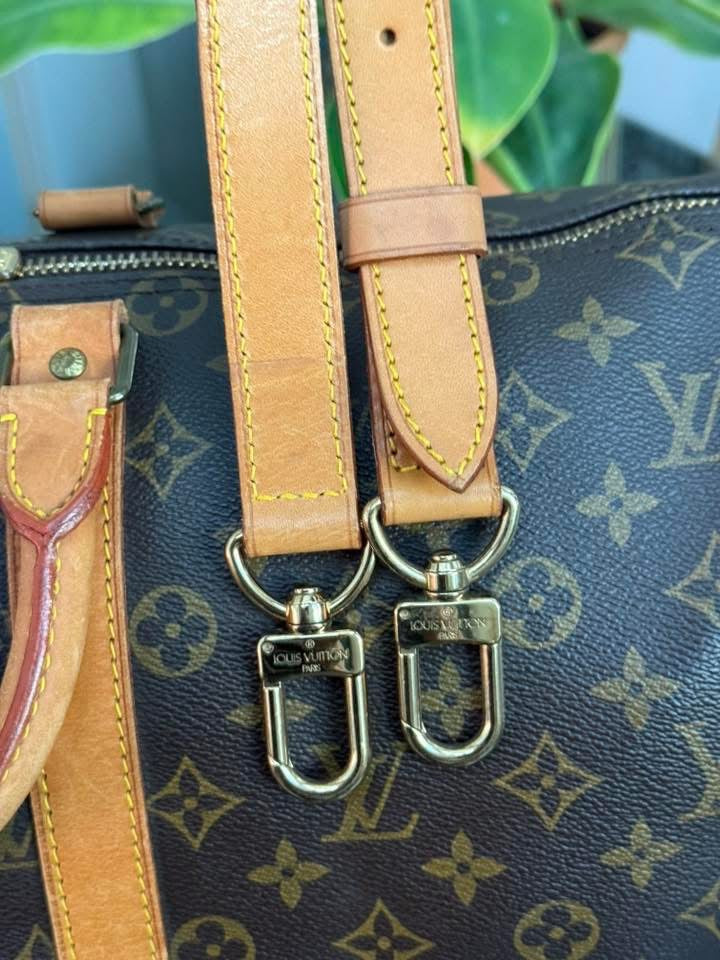Keepall 45 Bandoulier with Original Strap , Luggage Tag and Poignet 📅 Year: 1989