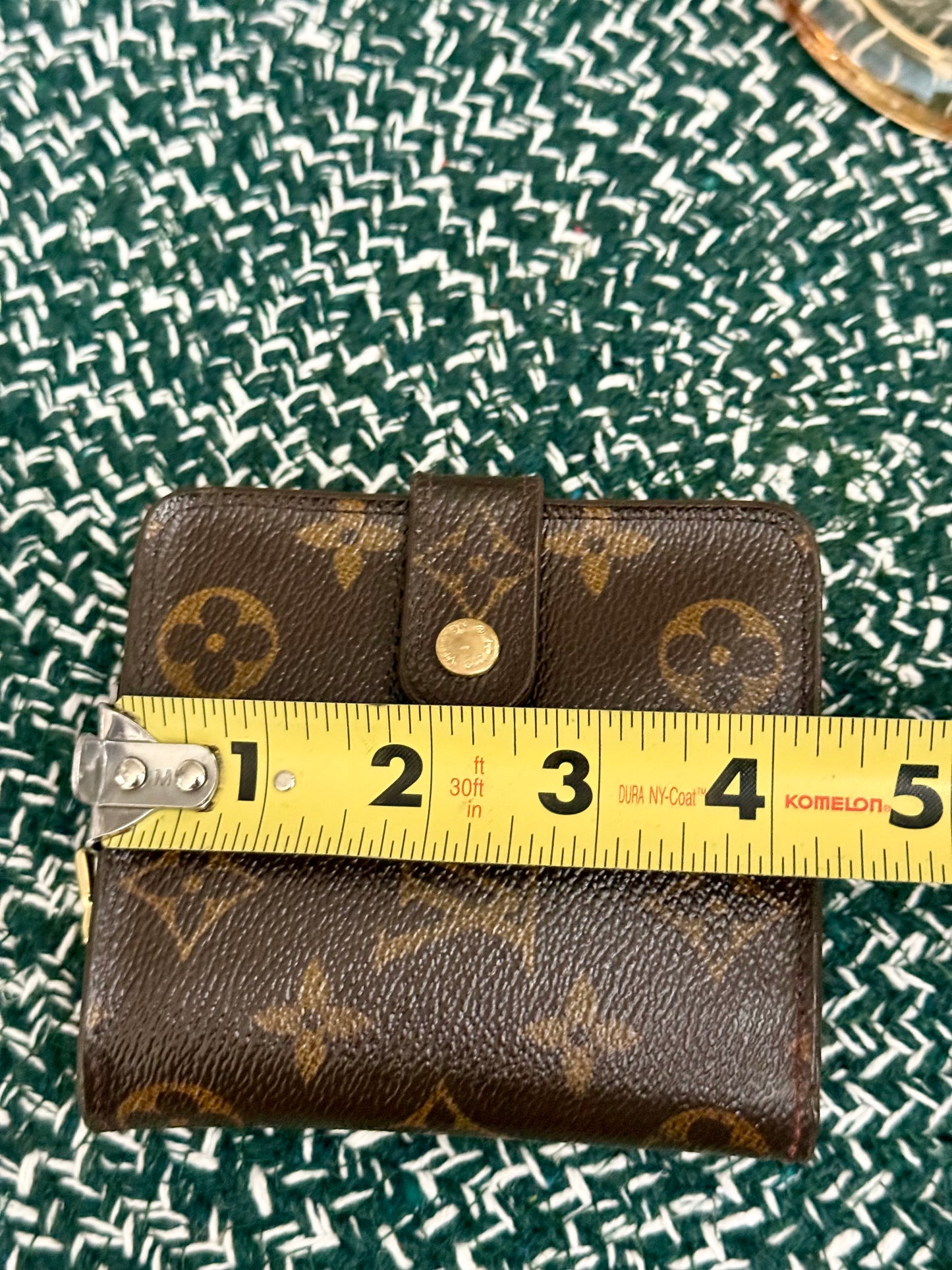 Monogram Zip Around Compact Wallet 🗓️ Year: 2000