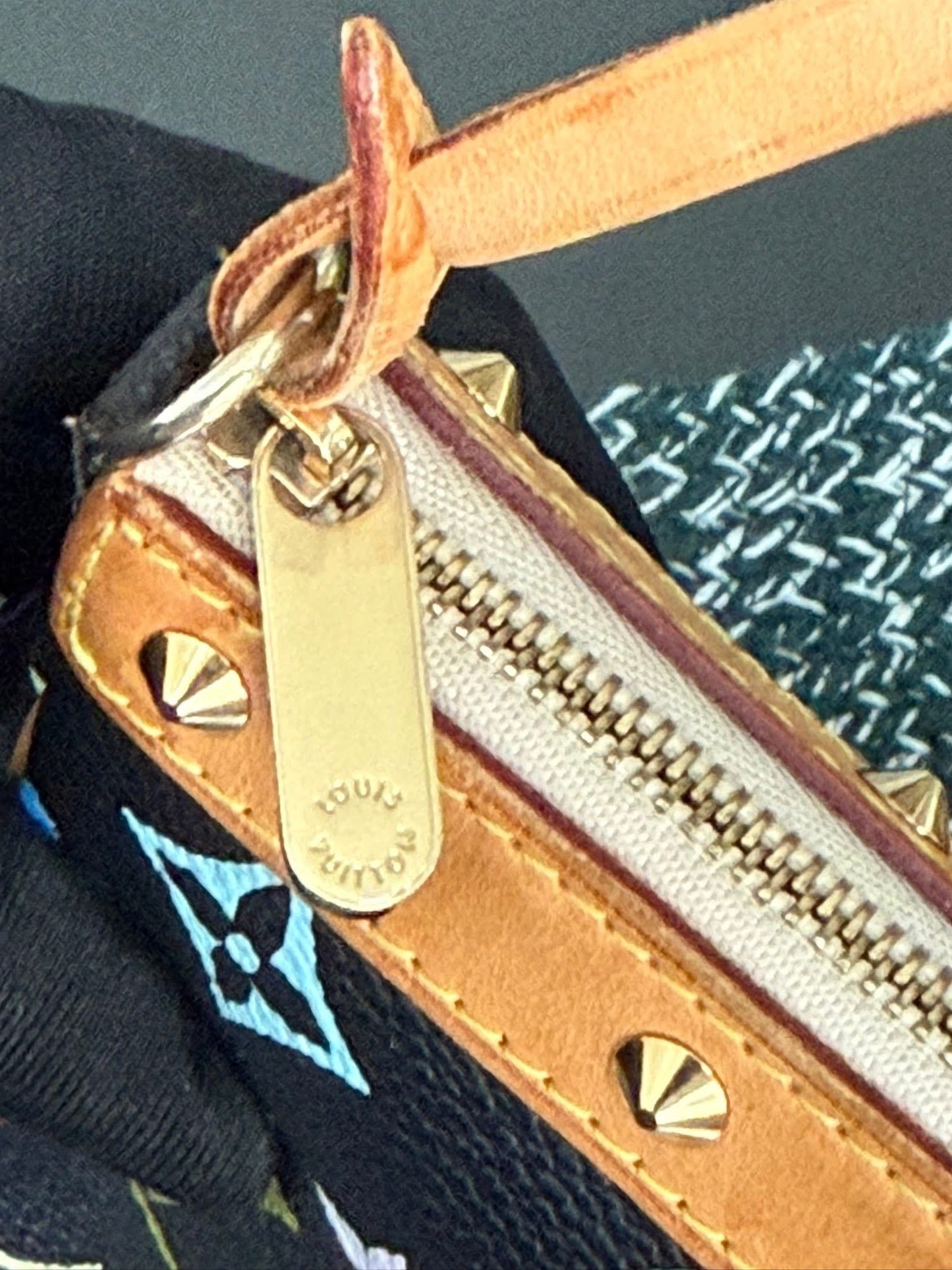 Multicolor Pochette Accessories with Dustbag and Strap 📅 Year: 2003