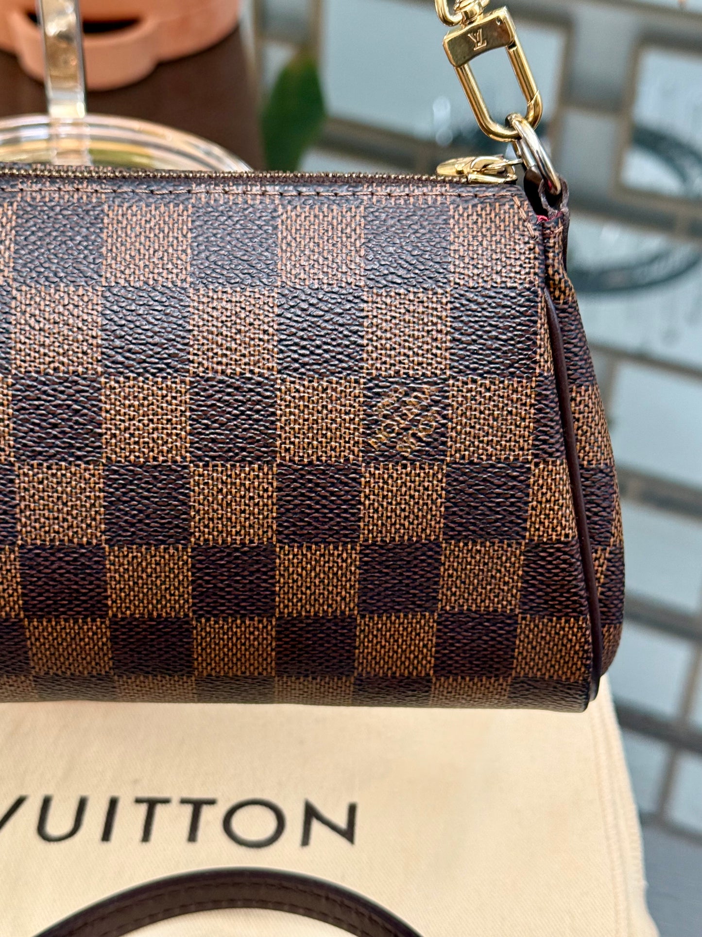 Eva Clutch in DE with Dustbag, Insert Organizer, Box and Paper bag🗓️ Year: 2010