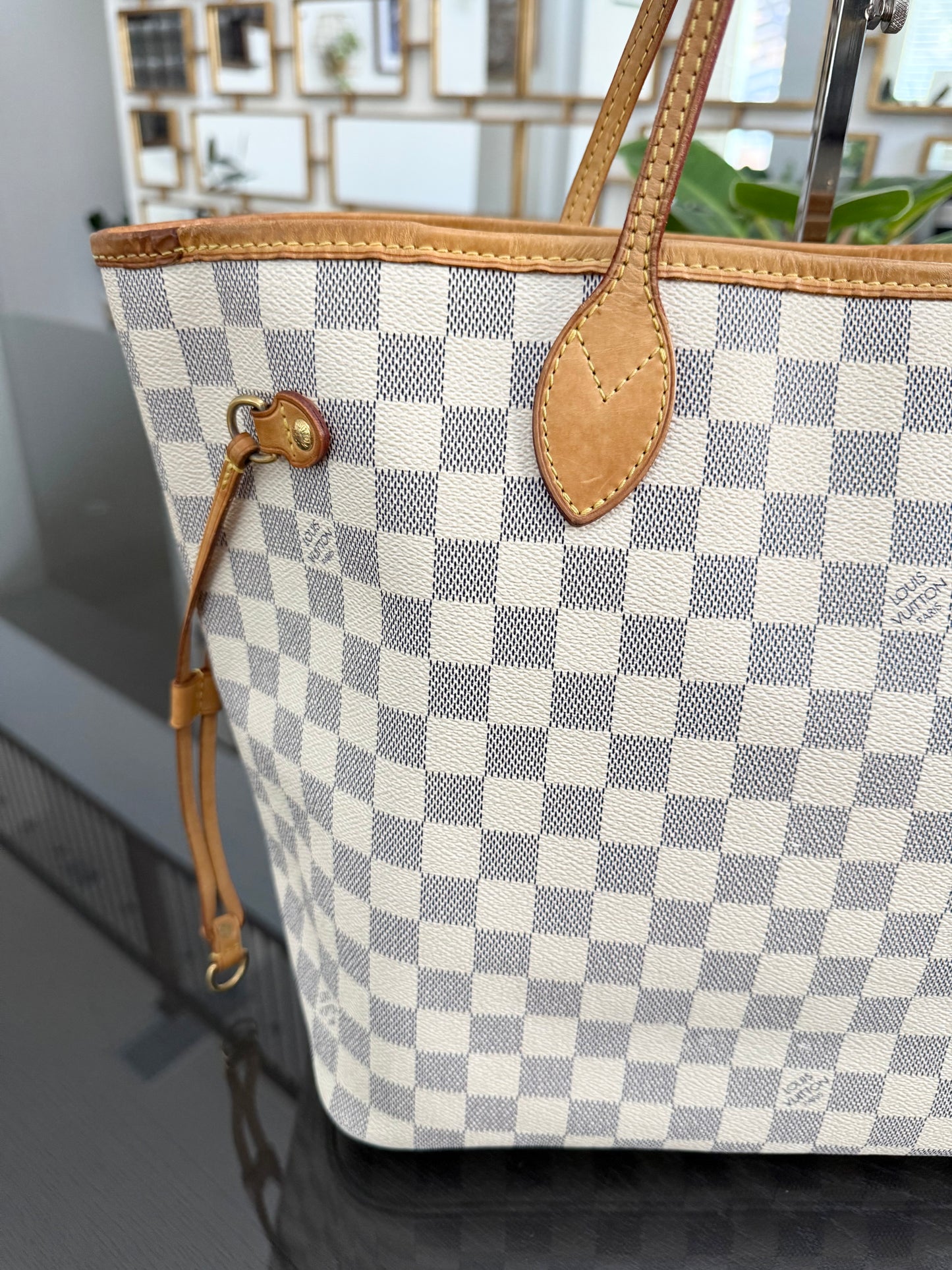 Neverfull MM in Azur with Insert Organizer 🗓️ Year: 2009