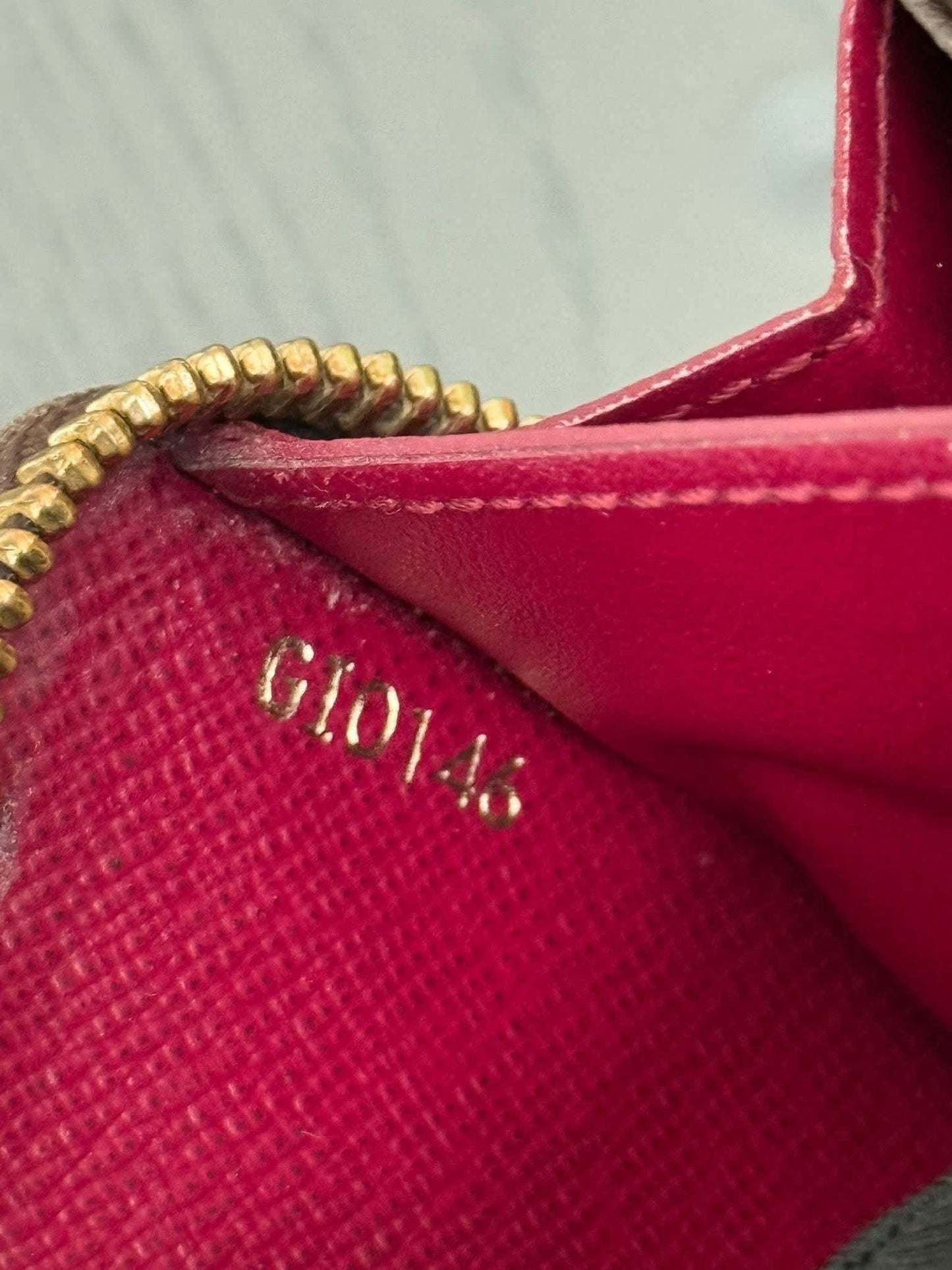 Monogram Clemence Wallet in Peony with box 🗓️ Year 2016