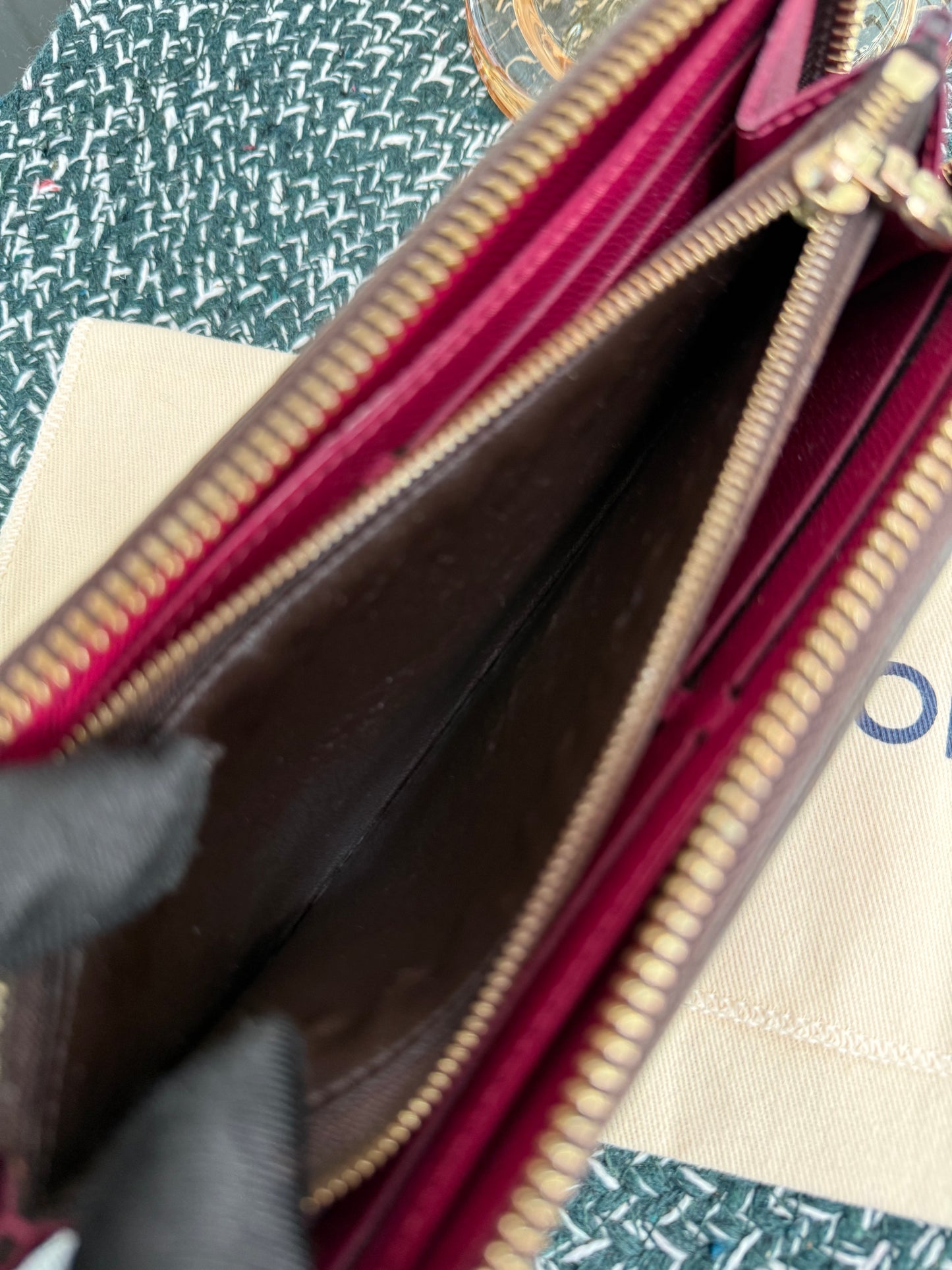 Monogram Clemence in Peony Wallet with Dustbag 🗓️ Year 2015