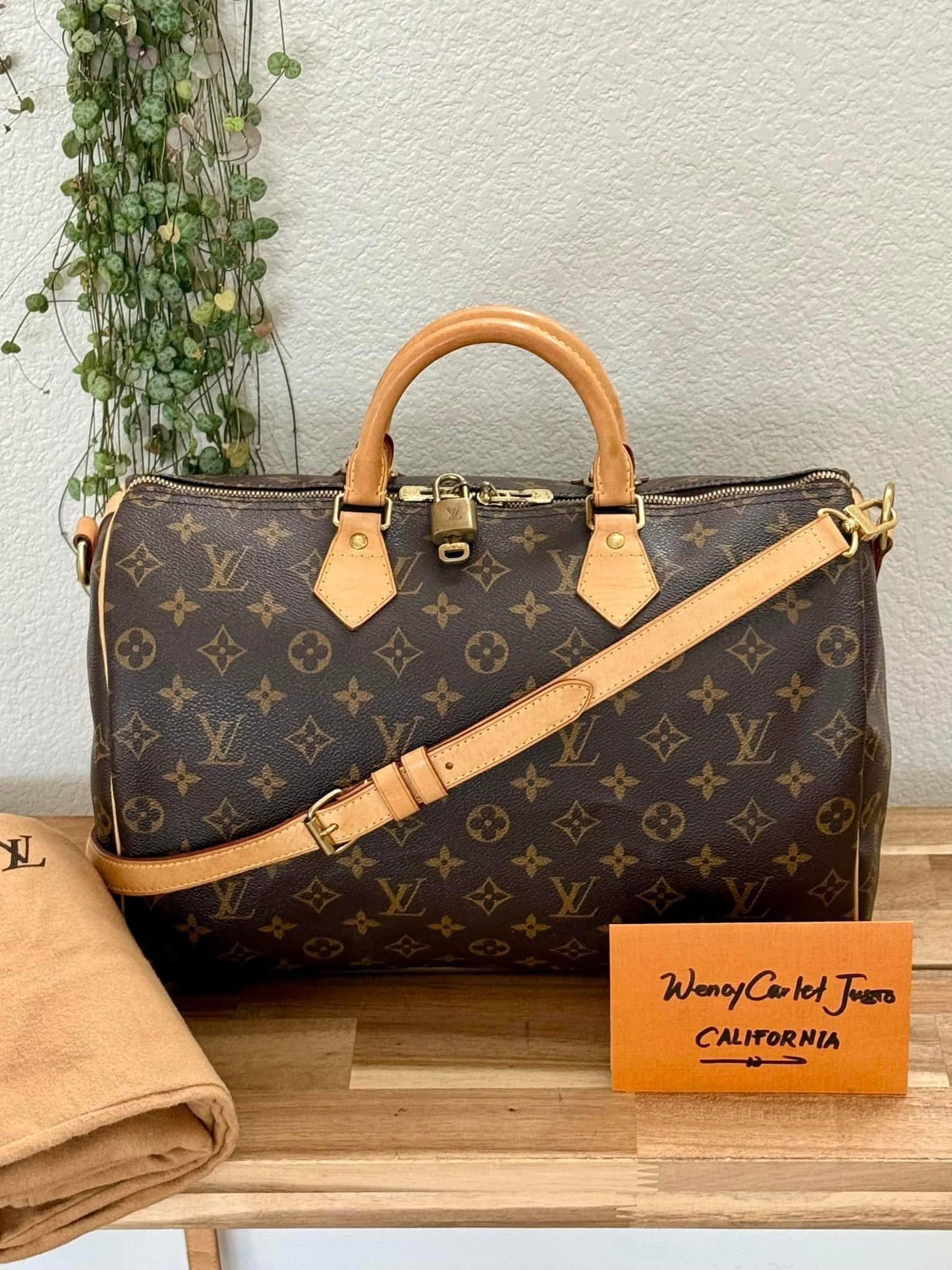 Speedy 35 Bandoulier with 🔐 Lock & Key and Dustbag -Year 2011
