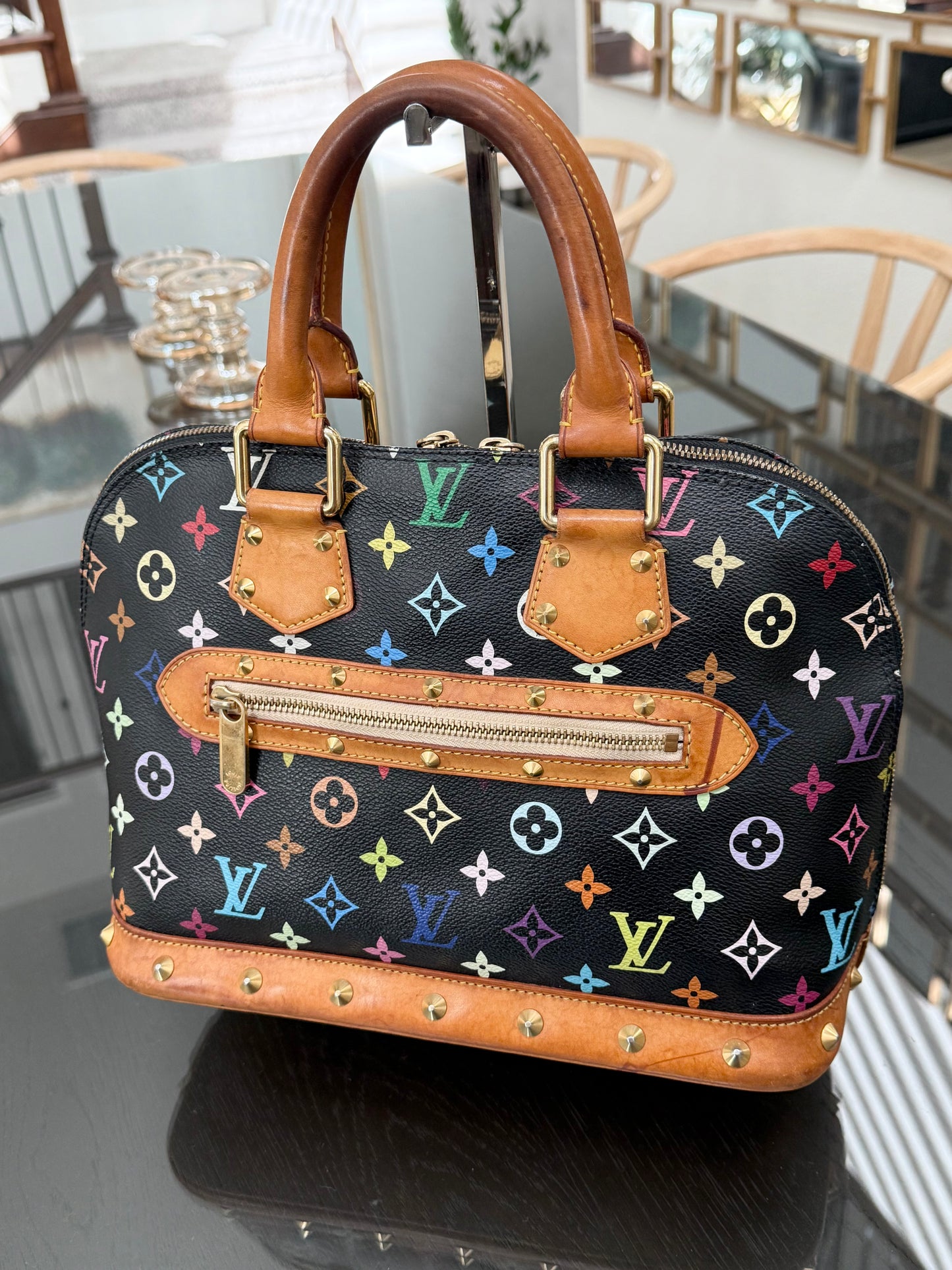 Multicolor Alma PM with Dustbag , Insert organizer and Twilly📅 Year: 2004