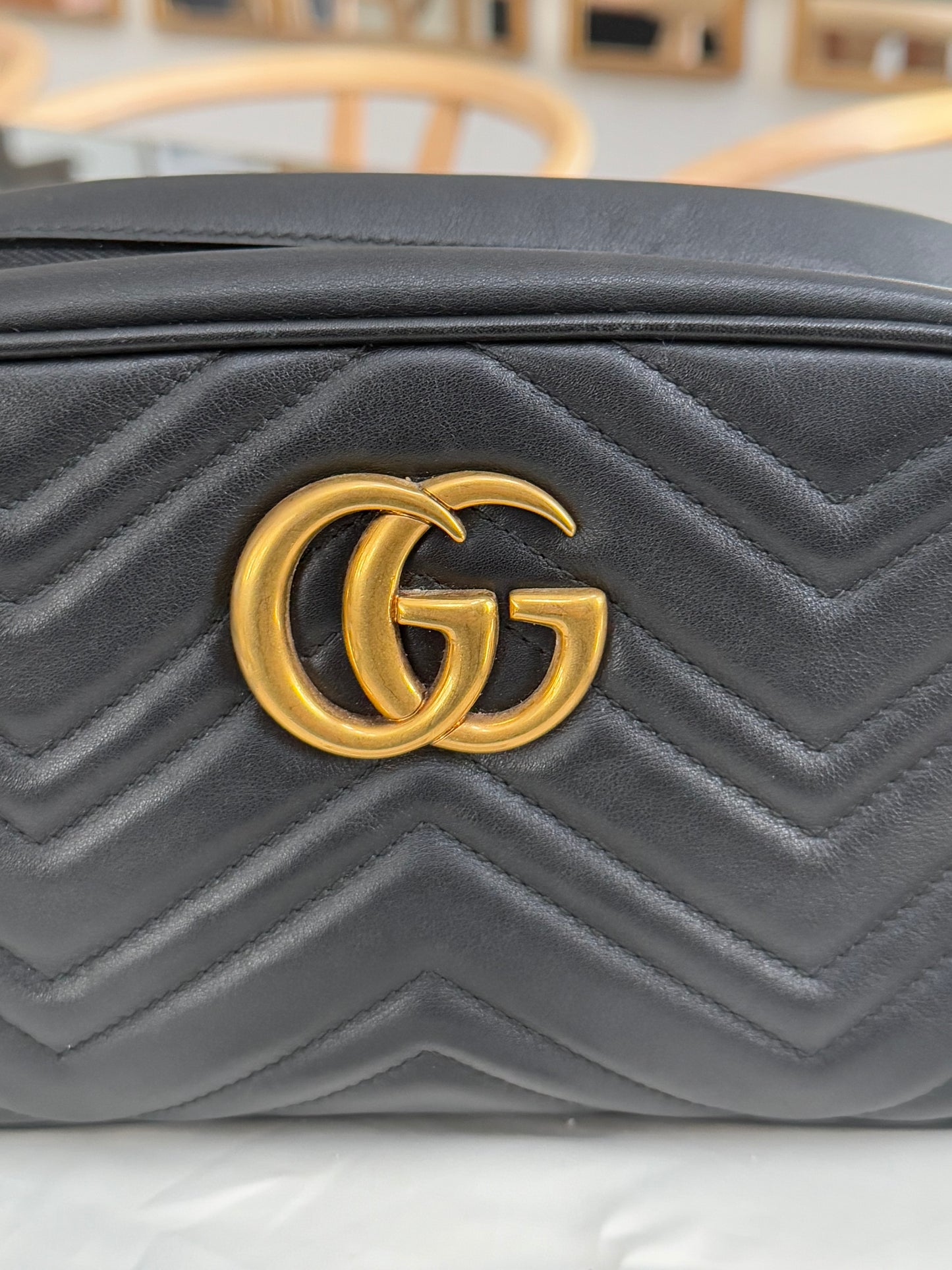 GUCCI Marmont Chain Small Shoulder/ Crossbody Bag