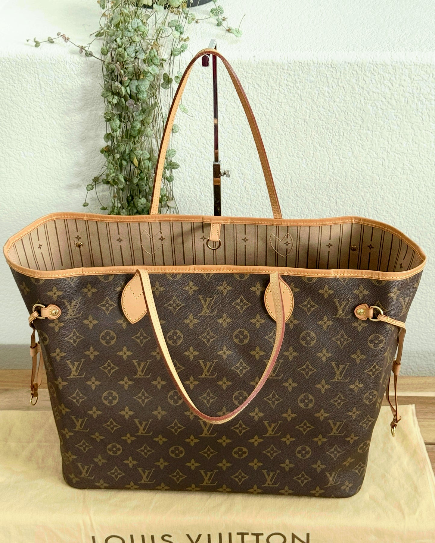 Neverfull GM with Dustbag and Insert Organizer -🗓️ Year: 2010