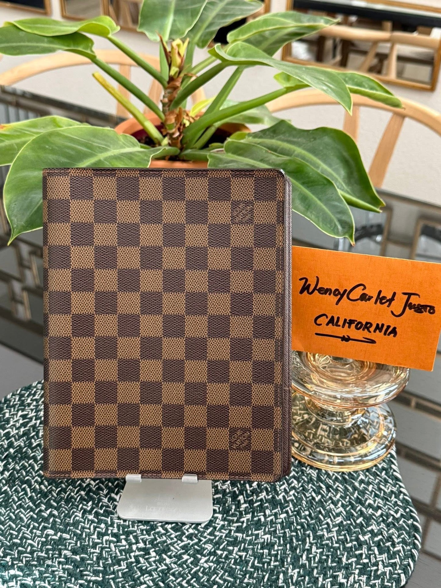 Damier Ebene Desk Agenda Cover 
🗓️ Year: 2005