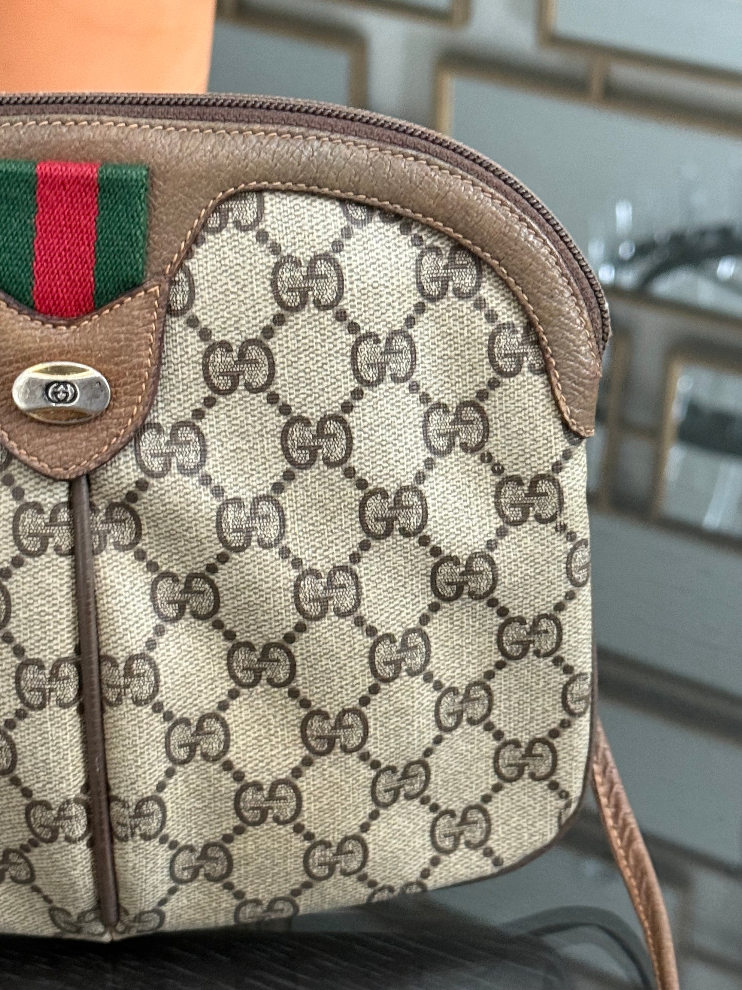 GUCCI GG Vintage Sherryline Crossbody bag-🗓️