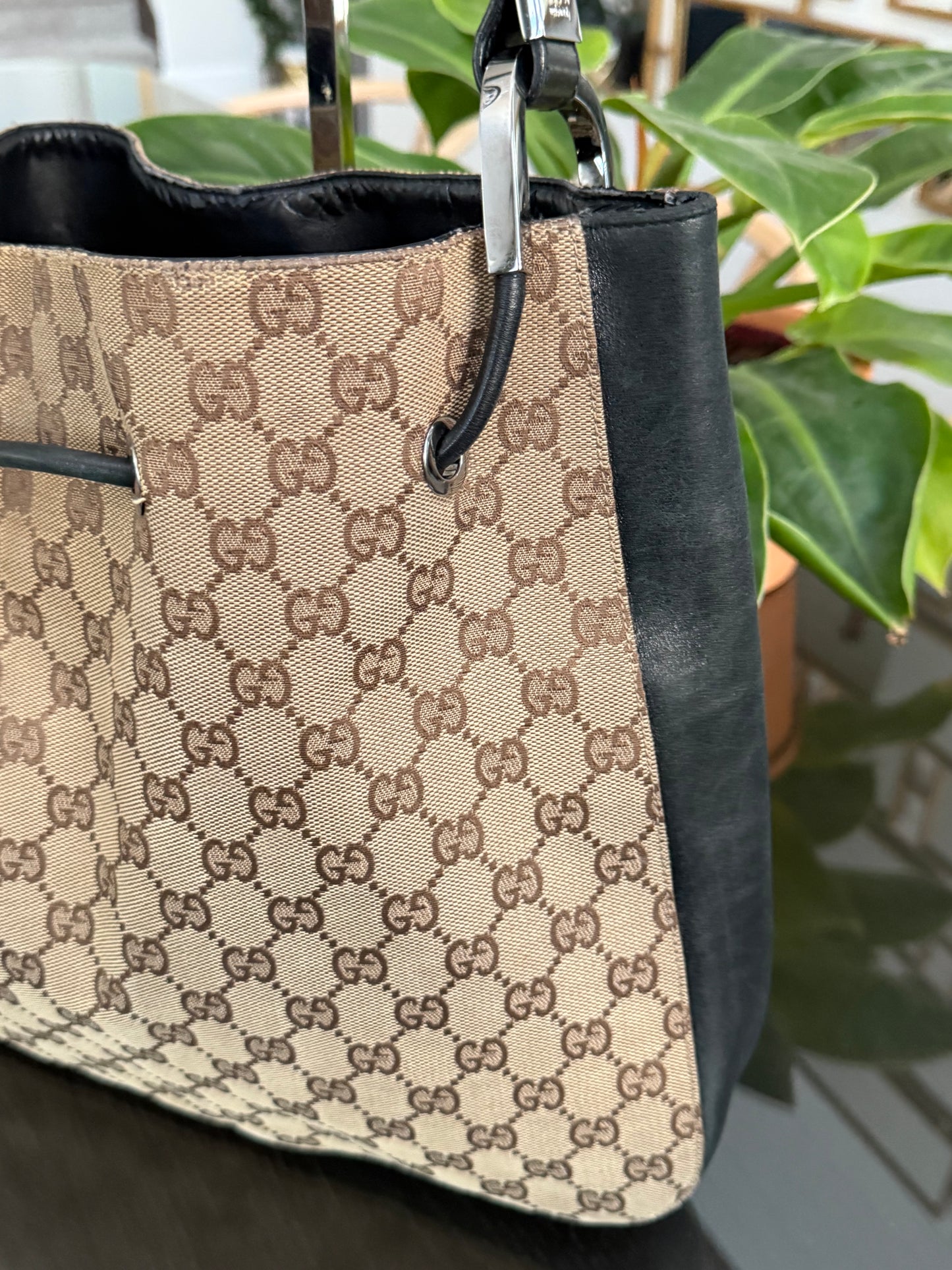 Gucci GG Canvas Drawstring Bag