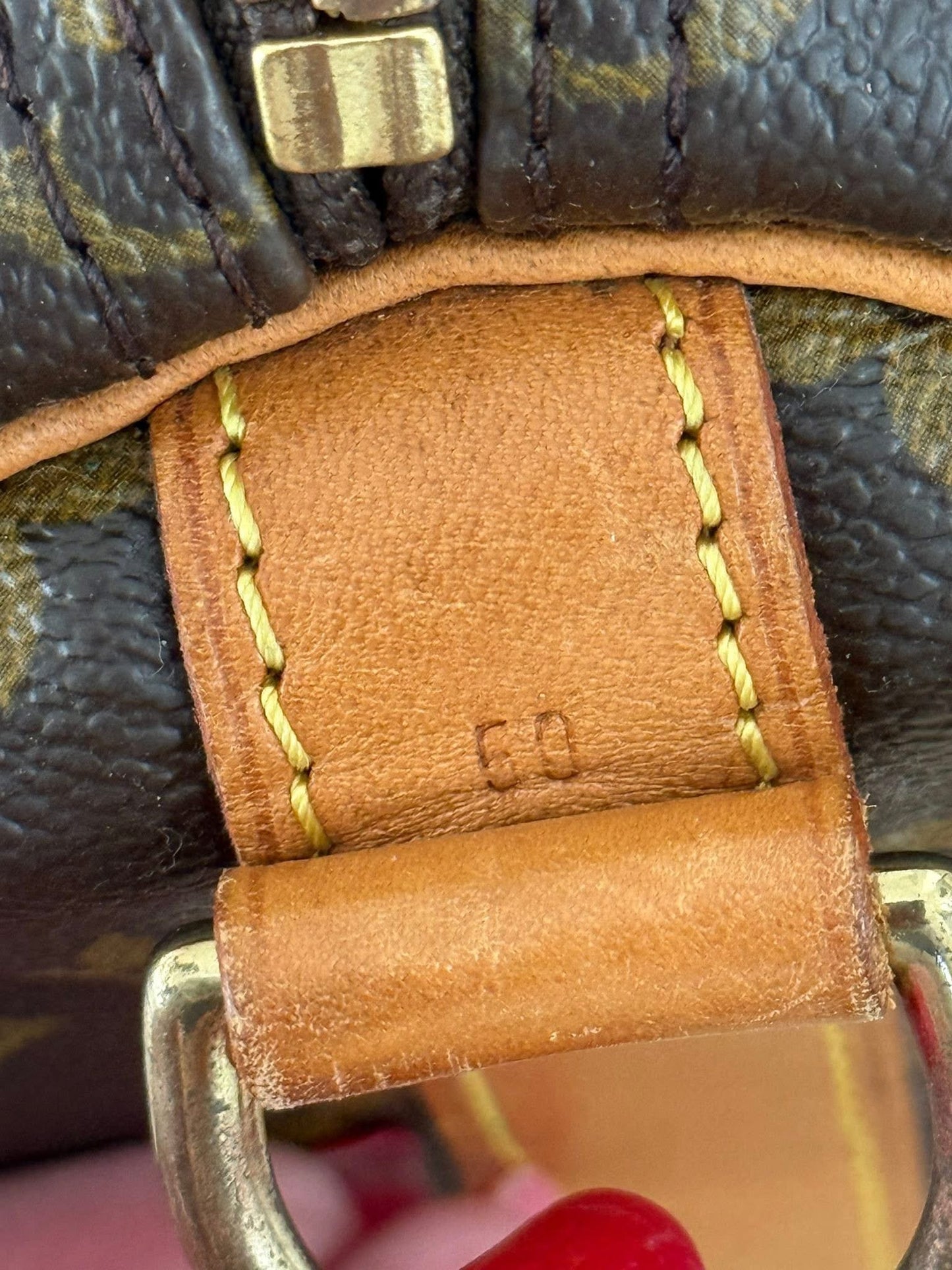 Keepall 50 Bandoulier with Luggage Tag and Poignet 📅 Year: 1995
