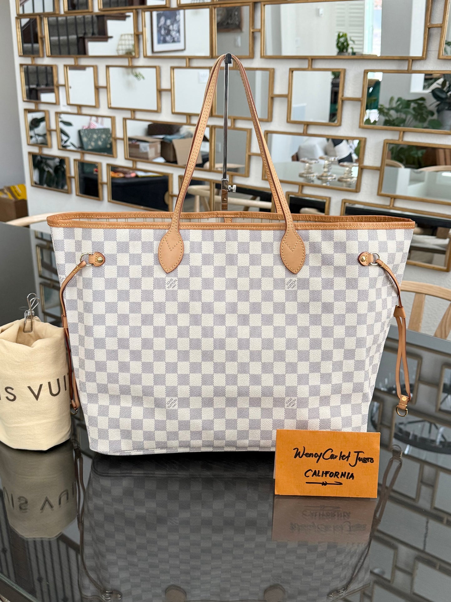 Neverfull GM Azur with Dustbag -🗓️ Year: 2011